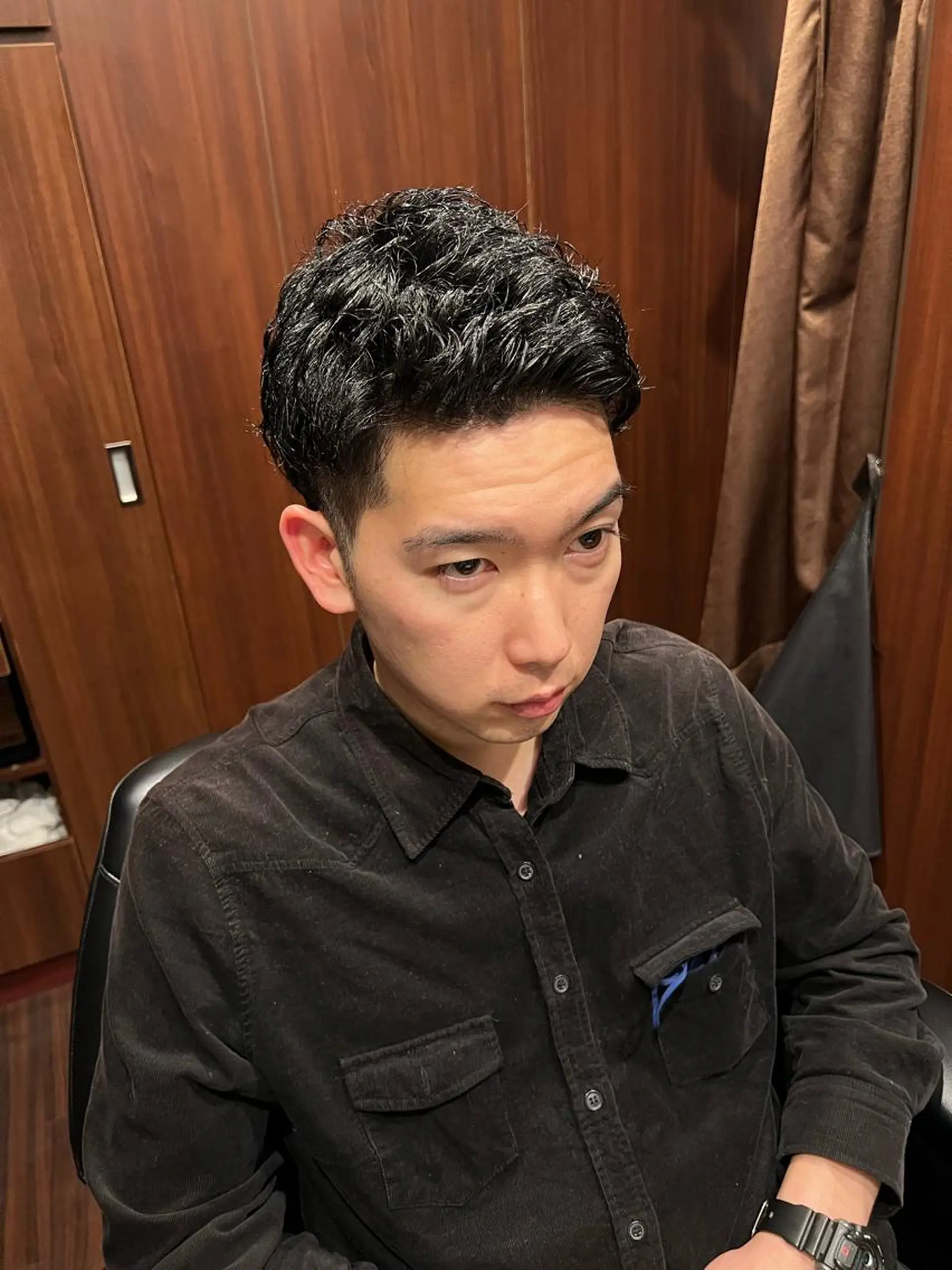 ショート メンズ ブロー東京　有楽町店所属・TAKUMI/銀座/ ビジネス/フェードのヘアスタイル
