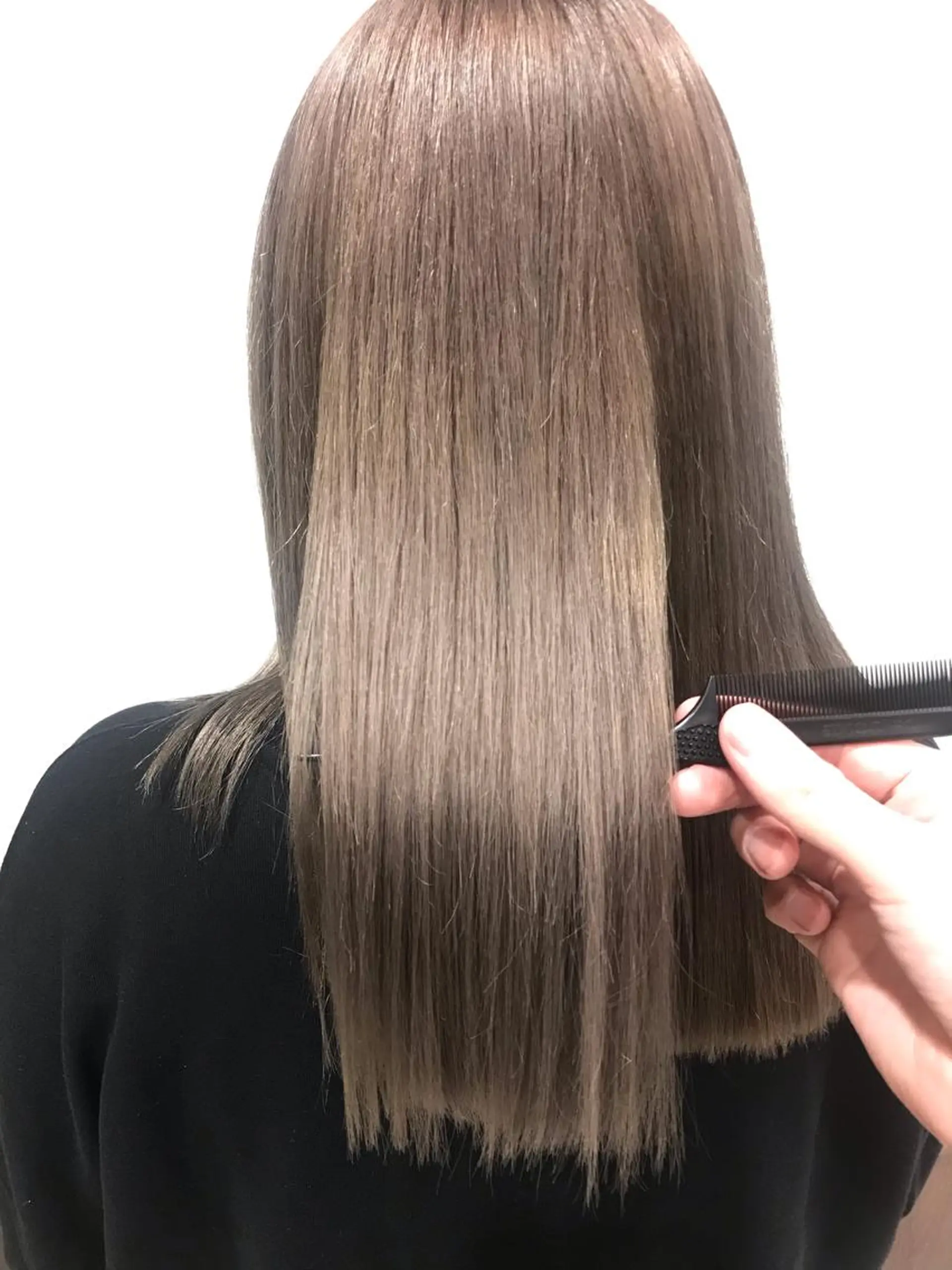セミロング トリートメント 下條 真のヘアスタイル