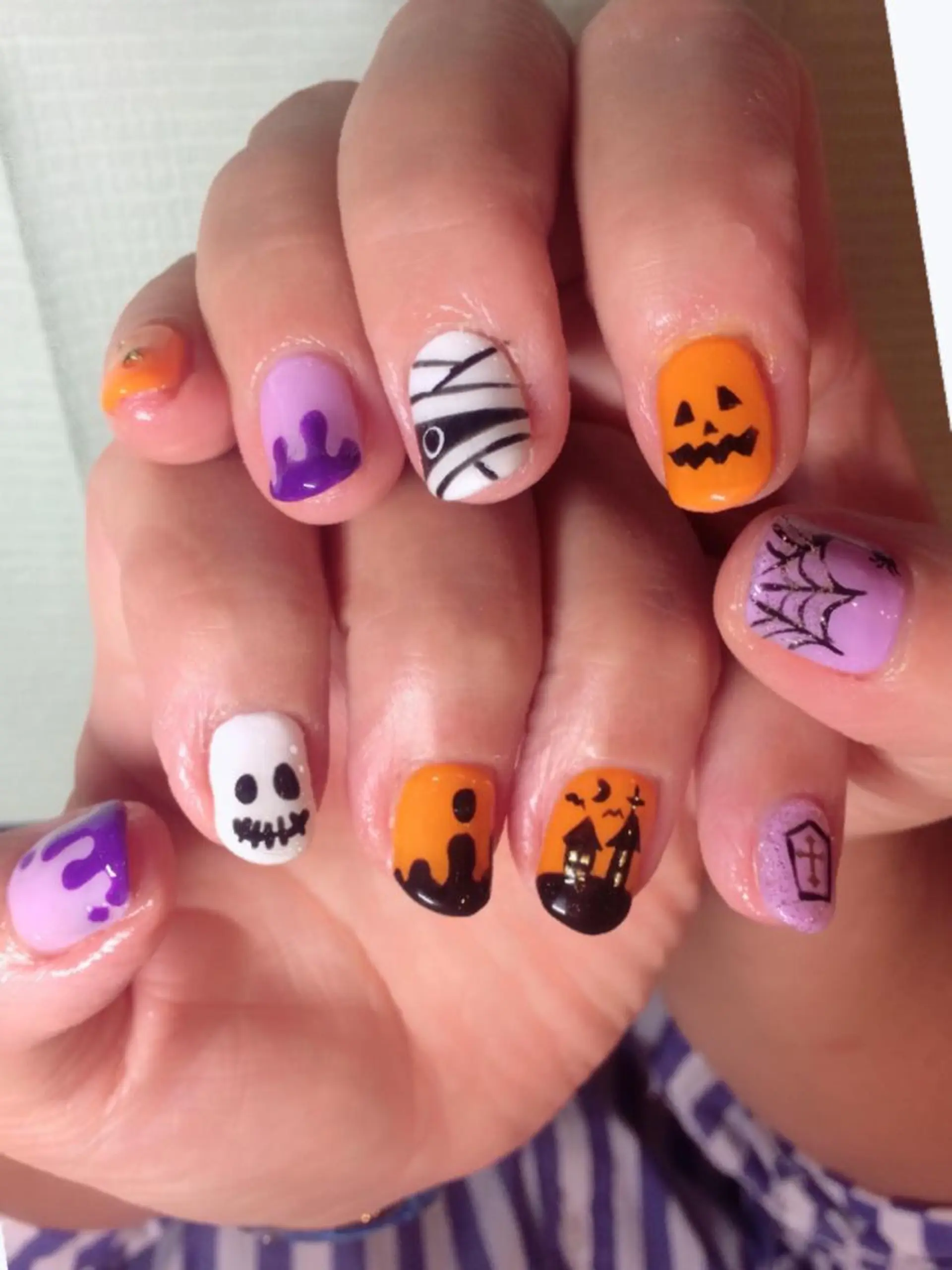 ネイル ハロウィン 持ち込み その他(ネイル) フェアリー M所属・fairy Ｍのネイルデザイン