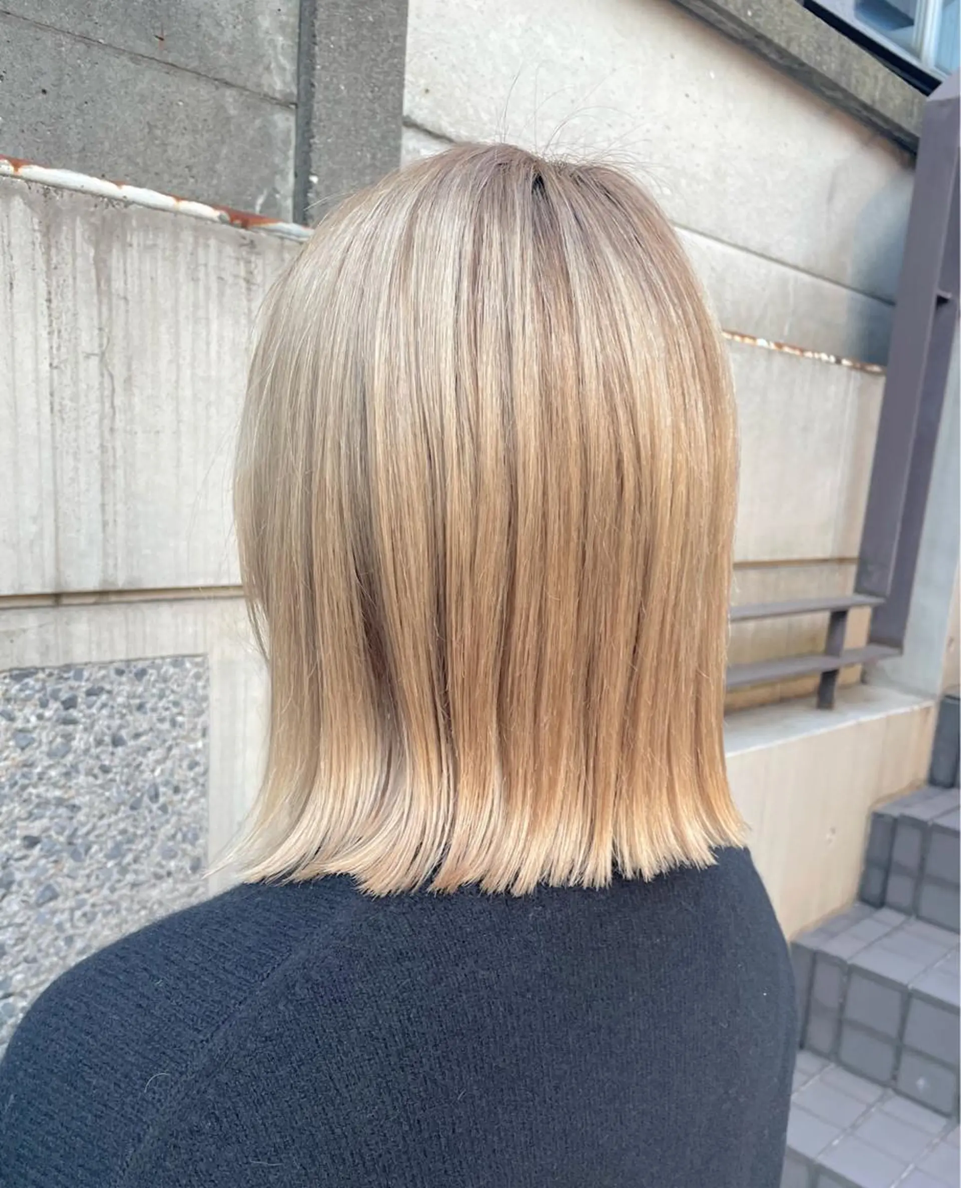 セミロング 中村 海波のヘアスタイル