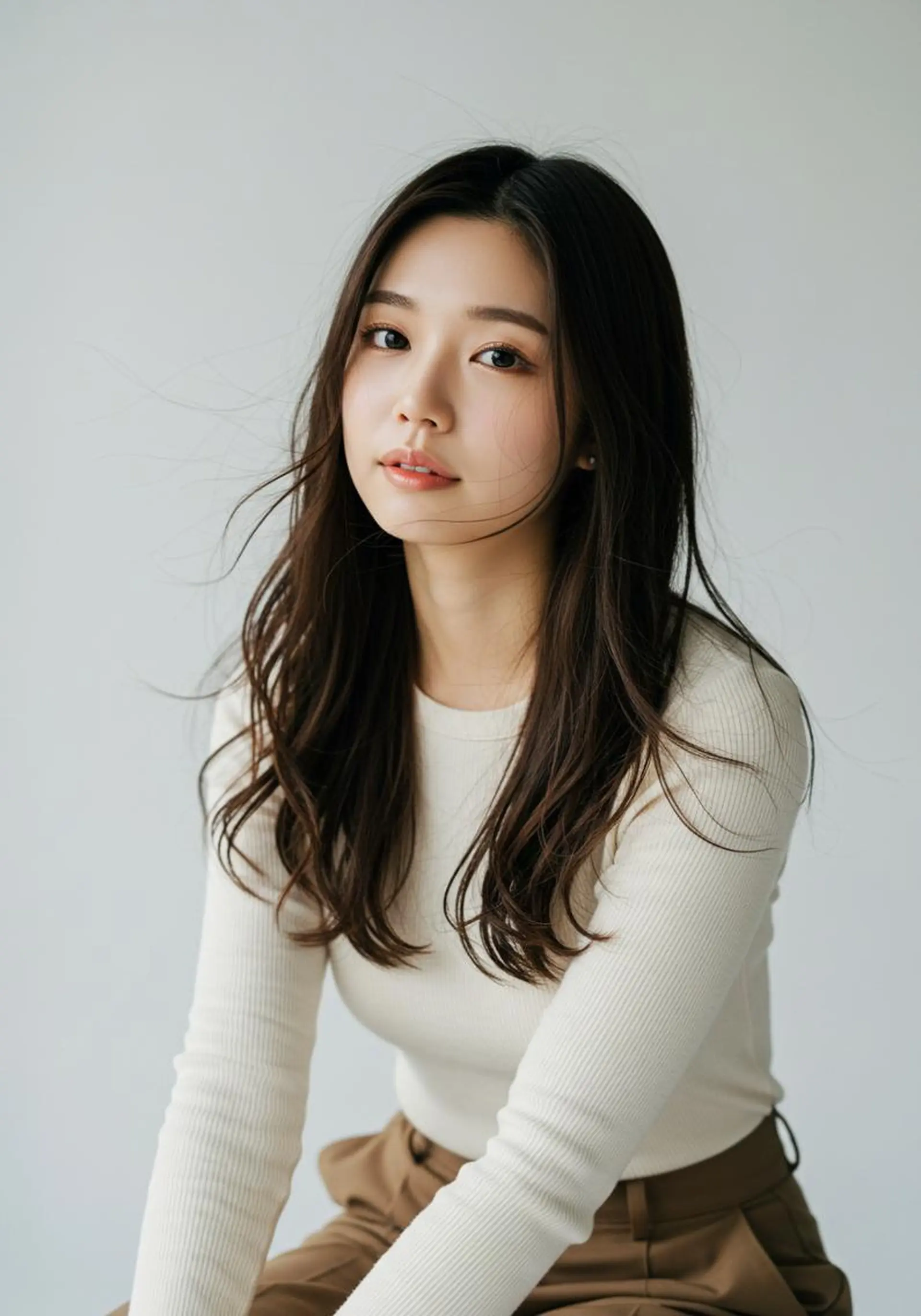 セミロング 高堰 朱羽のヘアスタイル