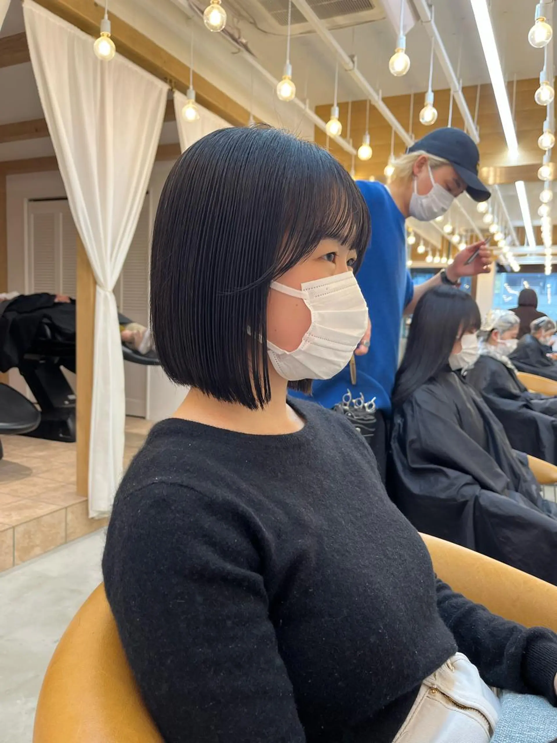 ミディアム 🩵縮毛矯正/ブリー チ/髪質改善/いつかのヘアスタイル