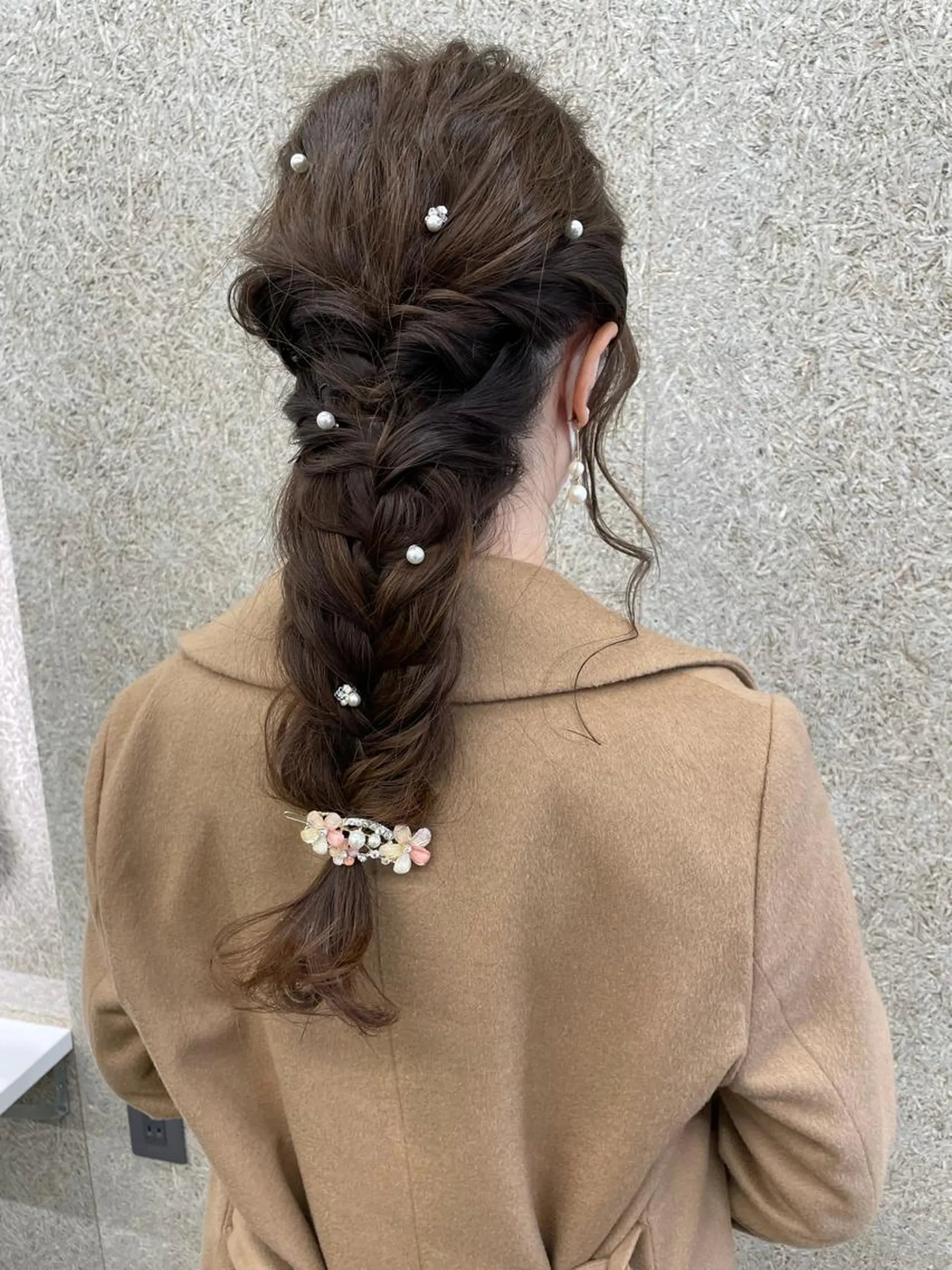 ヘアアレンジ ヘアセット 韓国風レイヤー ハイトーンRYOTAのヘアスタイル