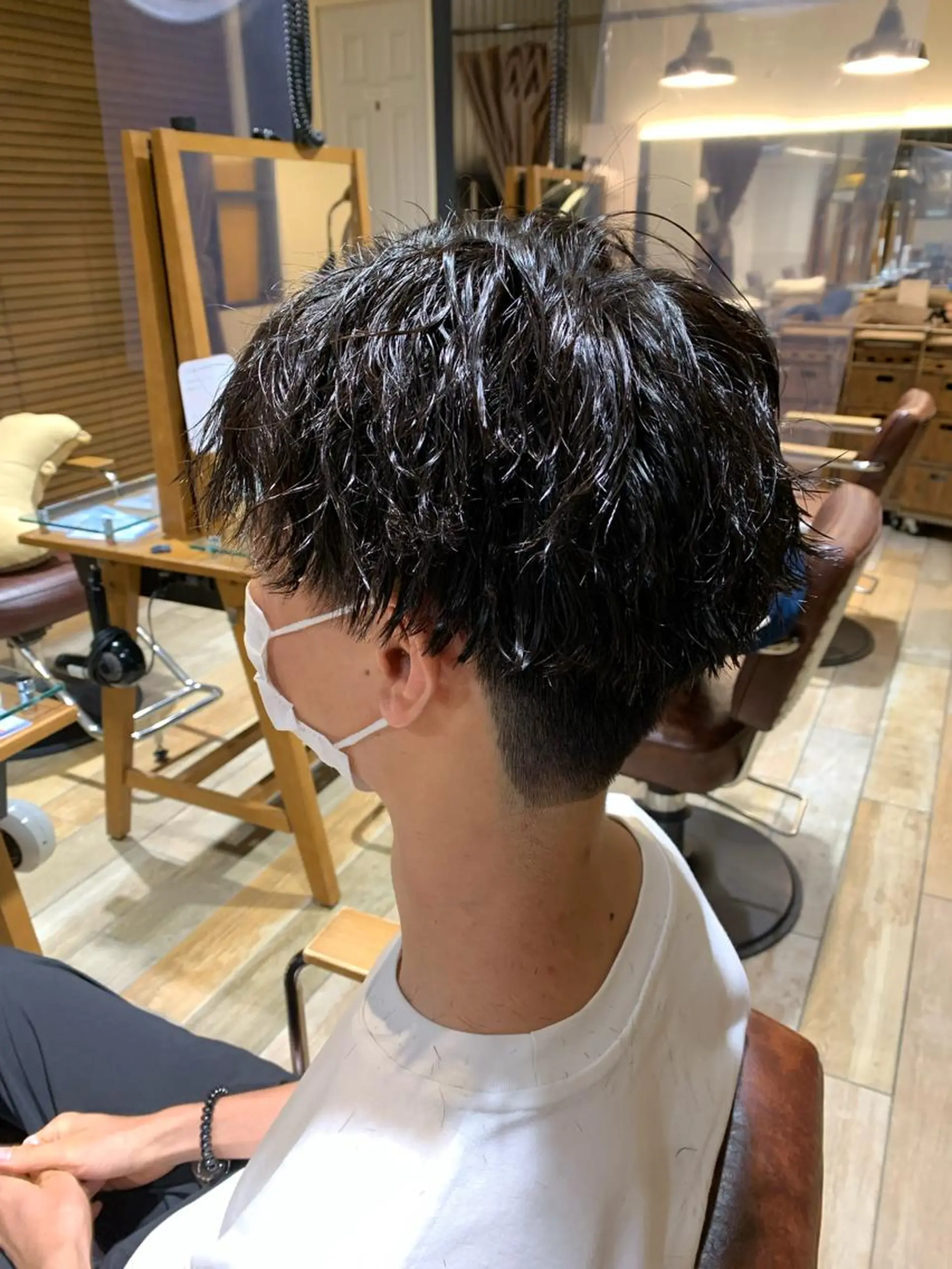 パーマ メンズ Rosa by  artina横浜店所属・💖クボ モモ💖のヘアスタイル