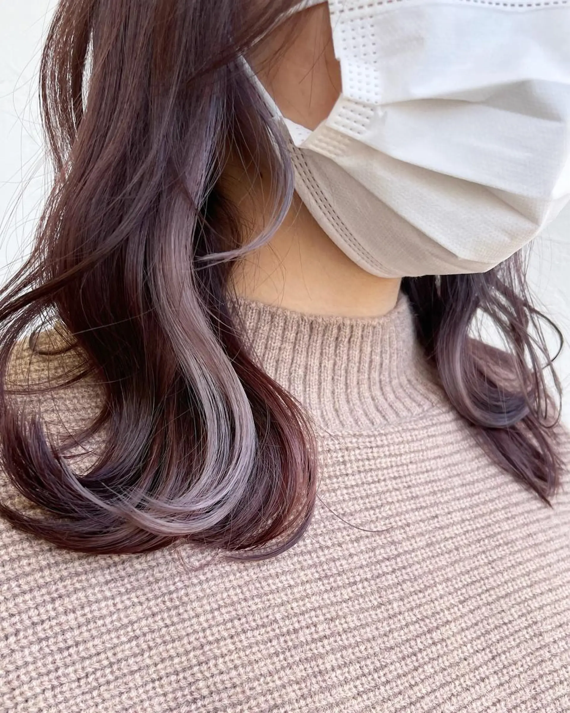 カラー ブリーチ ラベンダーカラー ブリーチダブルカラー 【koide】のヘアスタイル