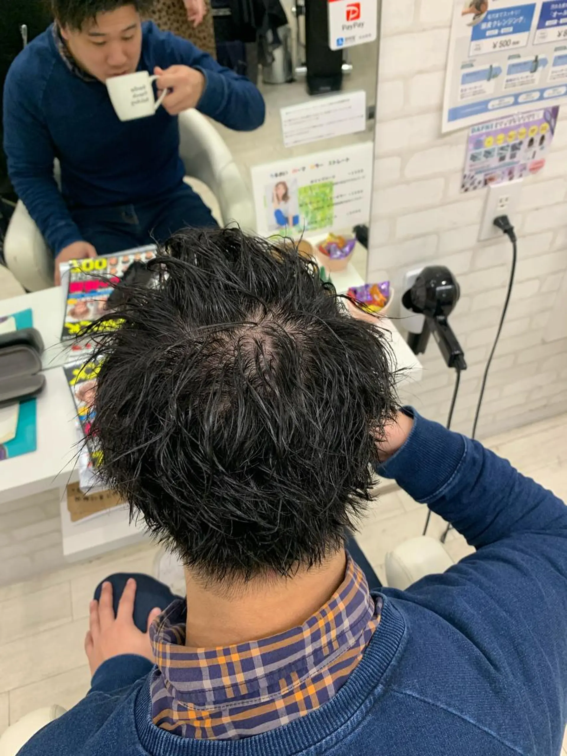 パーマ メンズ 大橋 一智のヘアスタイル
