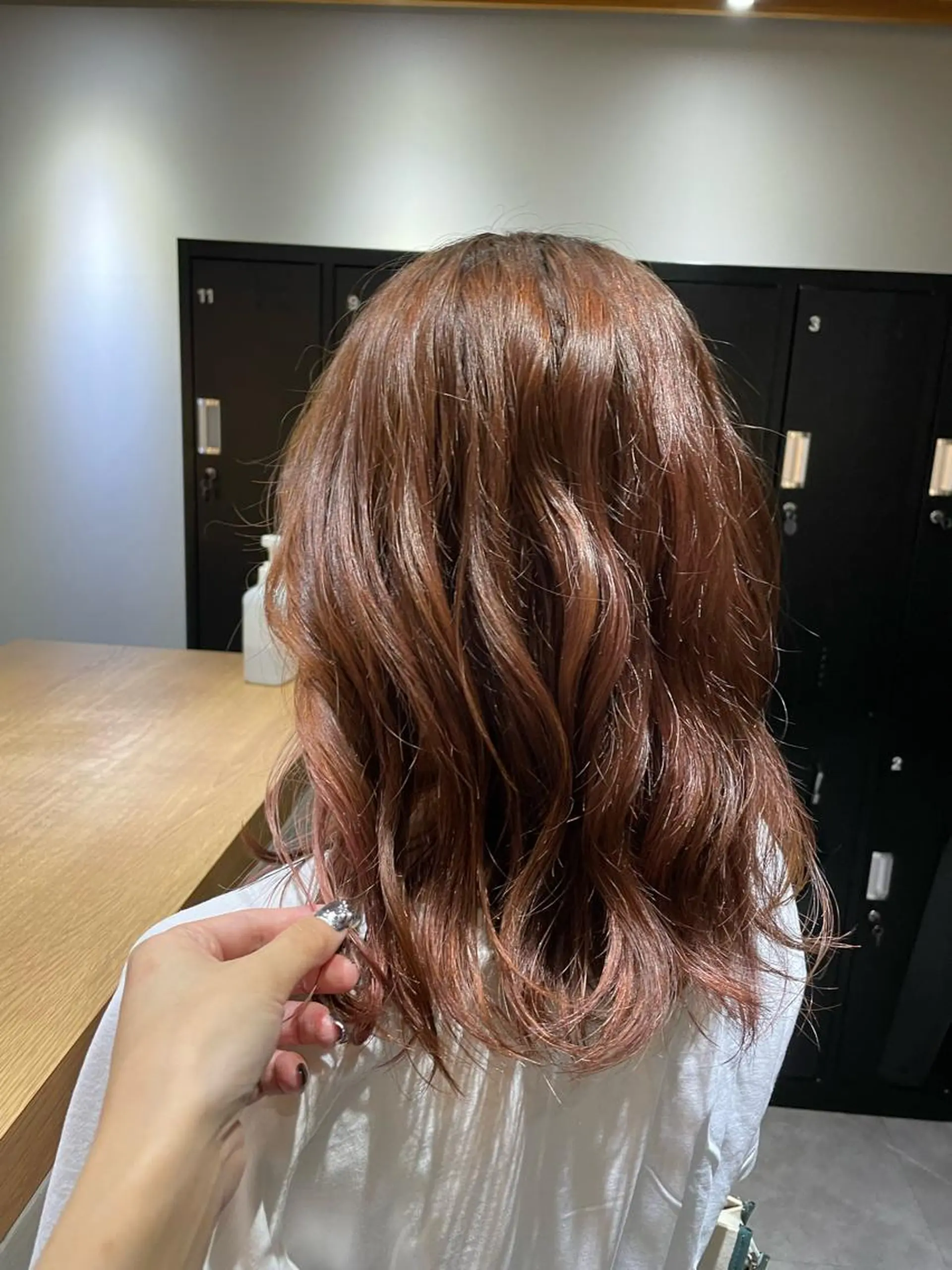 カラー ブリーチ ブラウンカラー ブリーチなしカラー ピンクカラー ハイトーン/アレンジ 🎀アオイ🎀のヘアスタイル