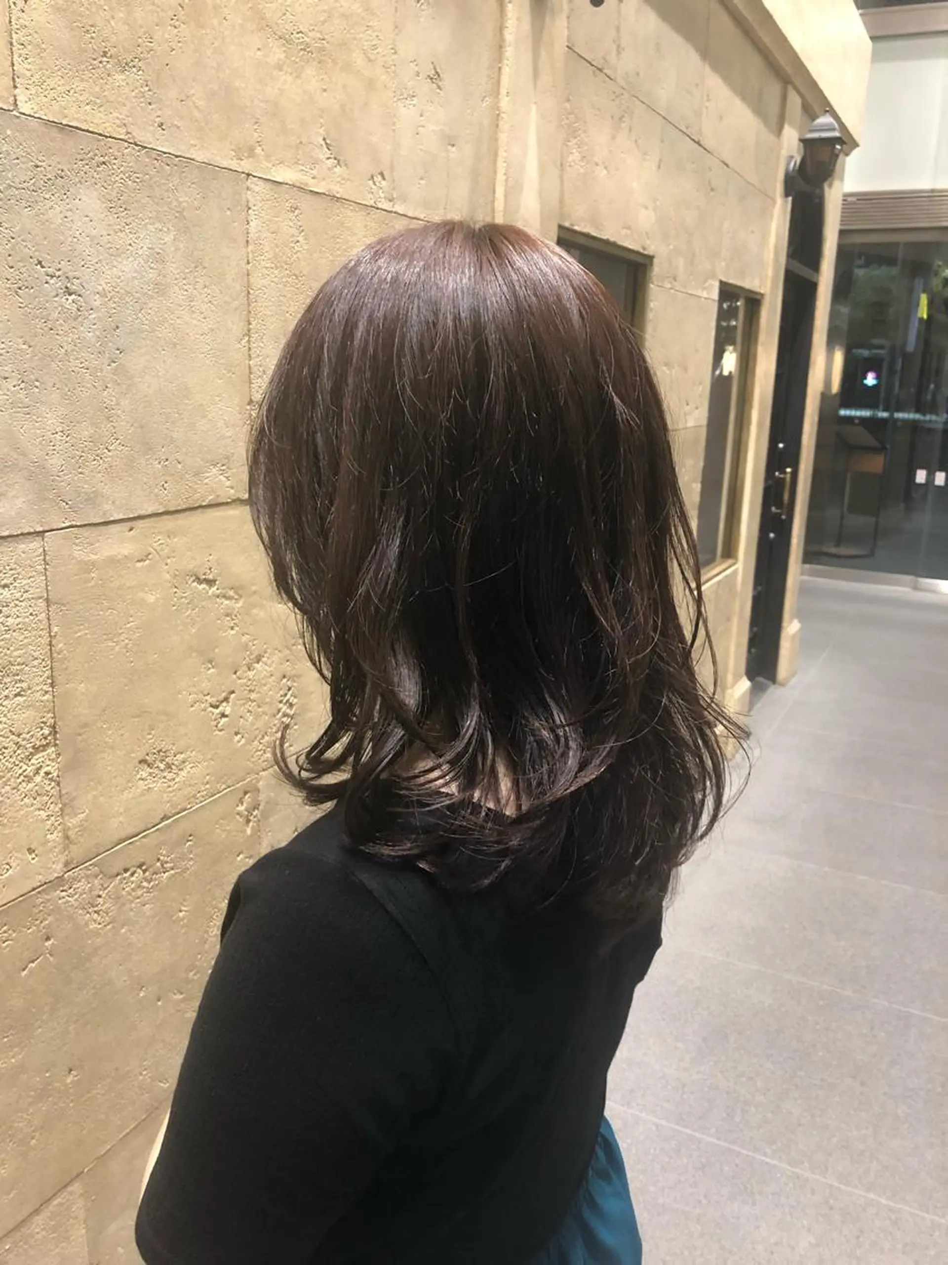 ミディアム カラー 透明感カラー ✨髪質改善ストレート ×ミニボブ✨萩原 翼のヘアスタイル