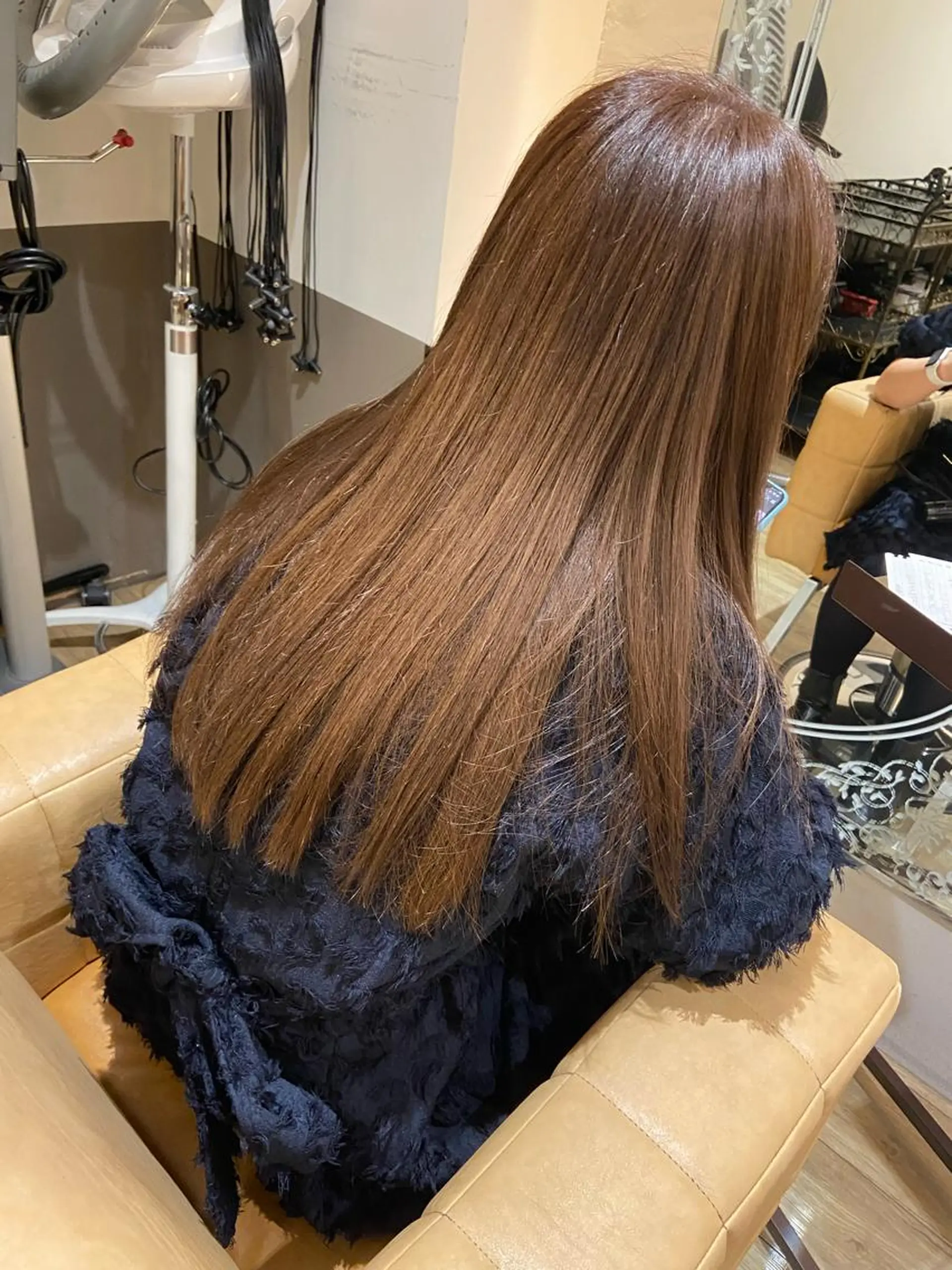 ロング カラー ヘアアレンジ 桑原 りゆのヘアスタイル