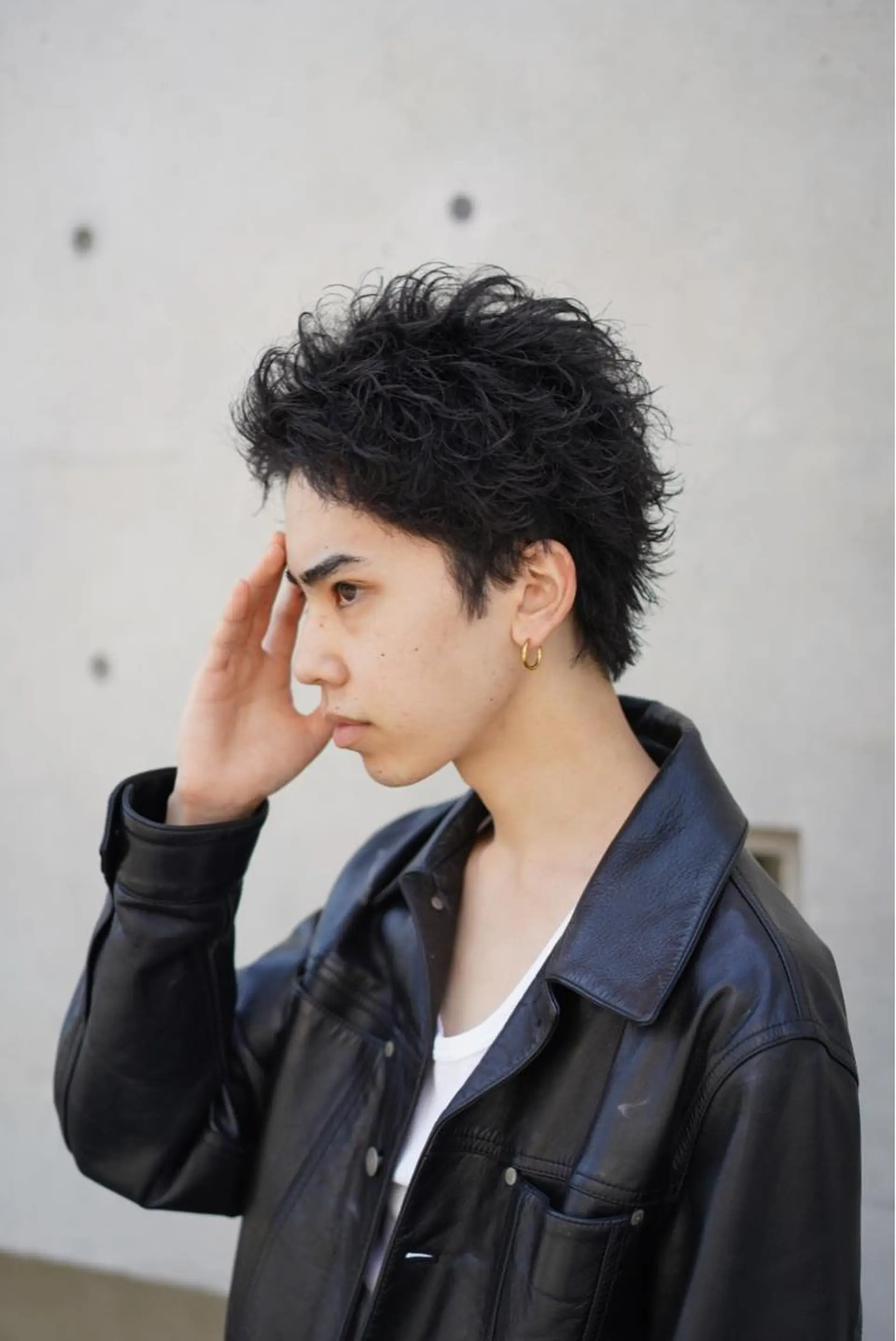 ショート パーマ メンズ メンズパーマ メンズショート スペインカール スパイキーショート ツイストスパイラルパーマ 松下 友希 【fifth】のヘアスタイル