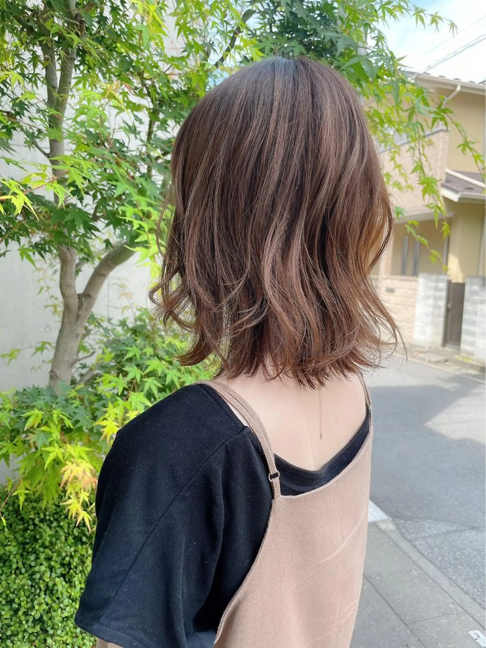 ミディアム カラー ¥0カットモデル募集 ✨川上歩夢💫のヘアスタイル