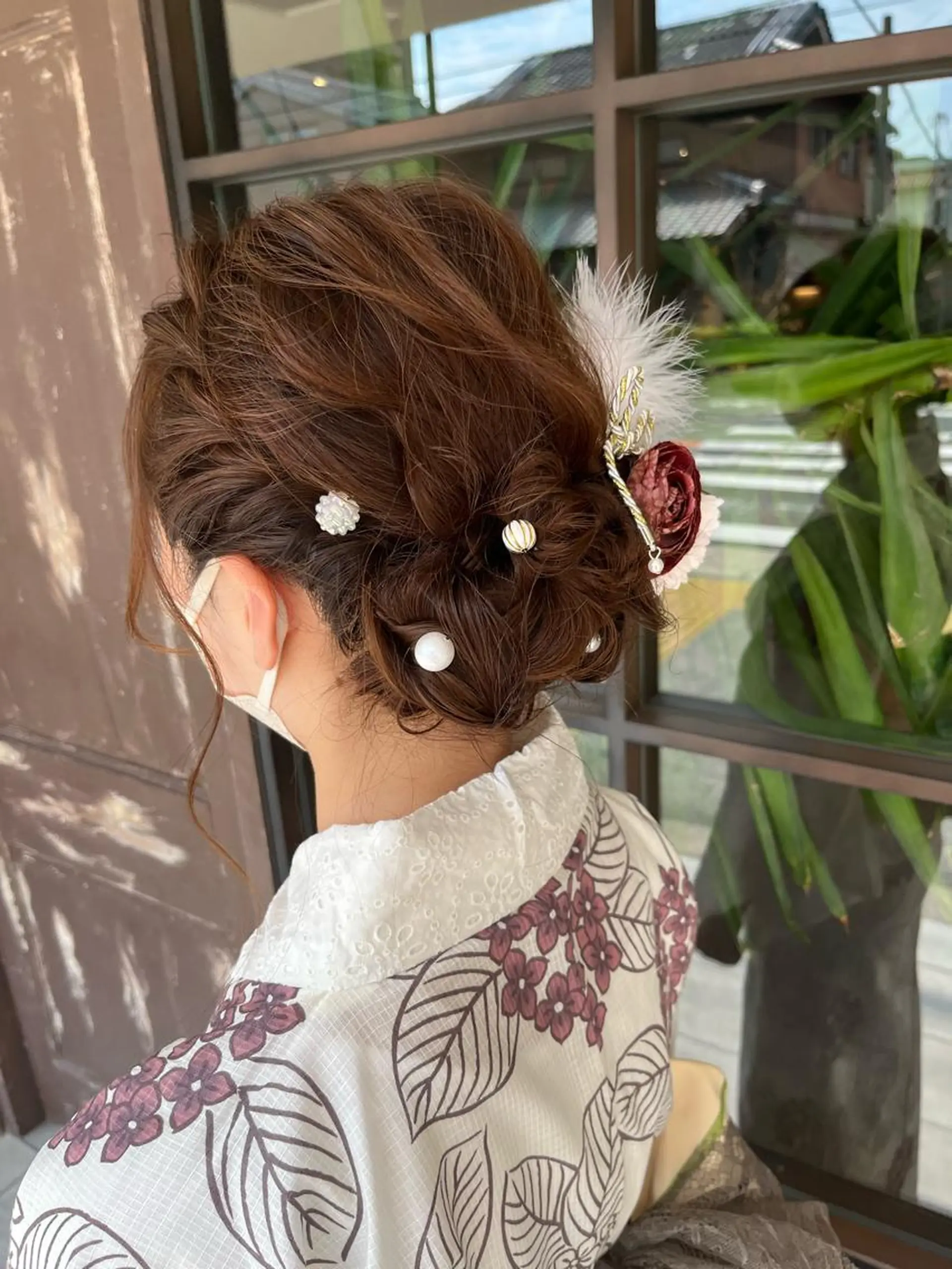 ヘアアレンジ 浴衣 ヘアセット 川越 輝梨奈のヘアスタイル