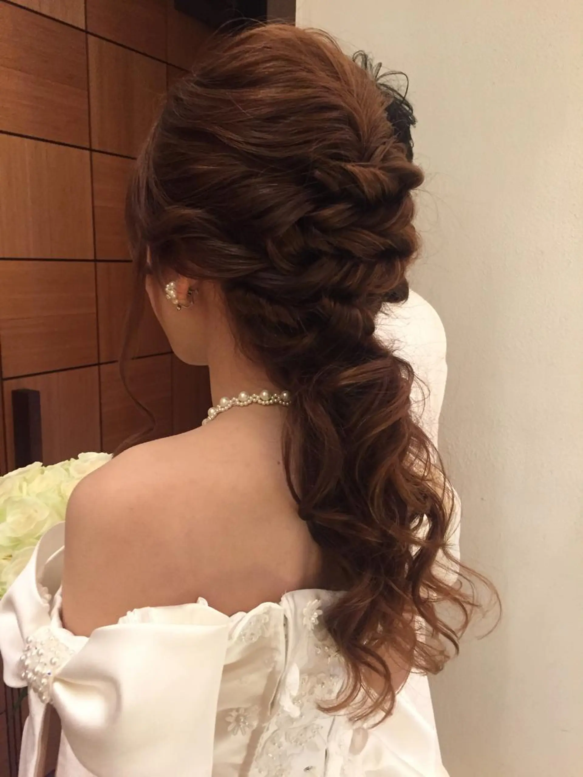 セミロング ヘアアレンジ グランパルティータ所属・石丸 洋子のヘアスタイル