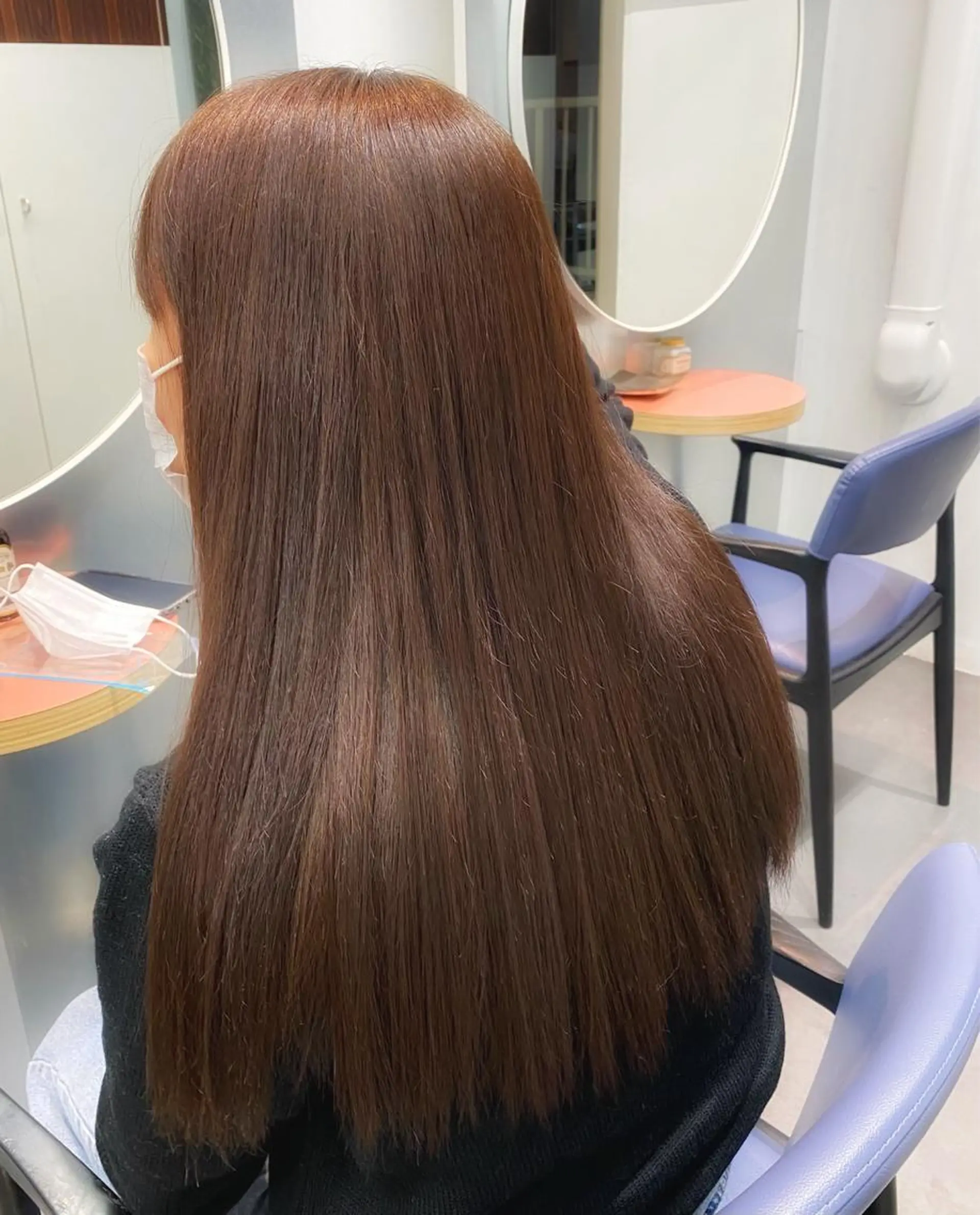ロング カラー 韓国girly hikariのヘアスタイル