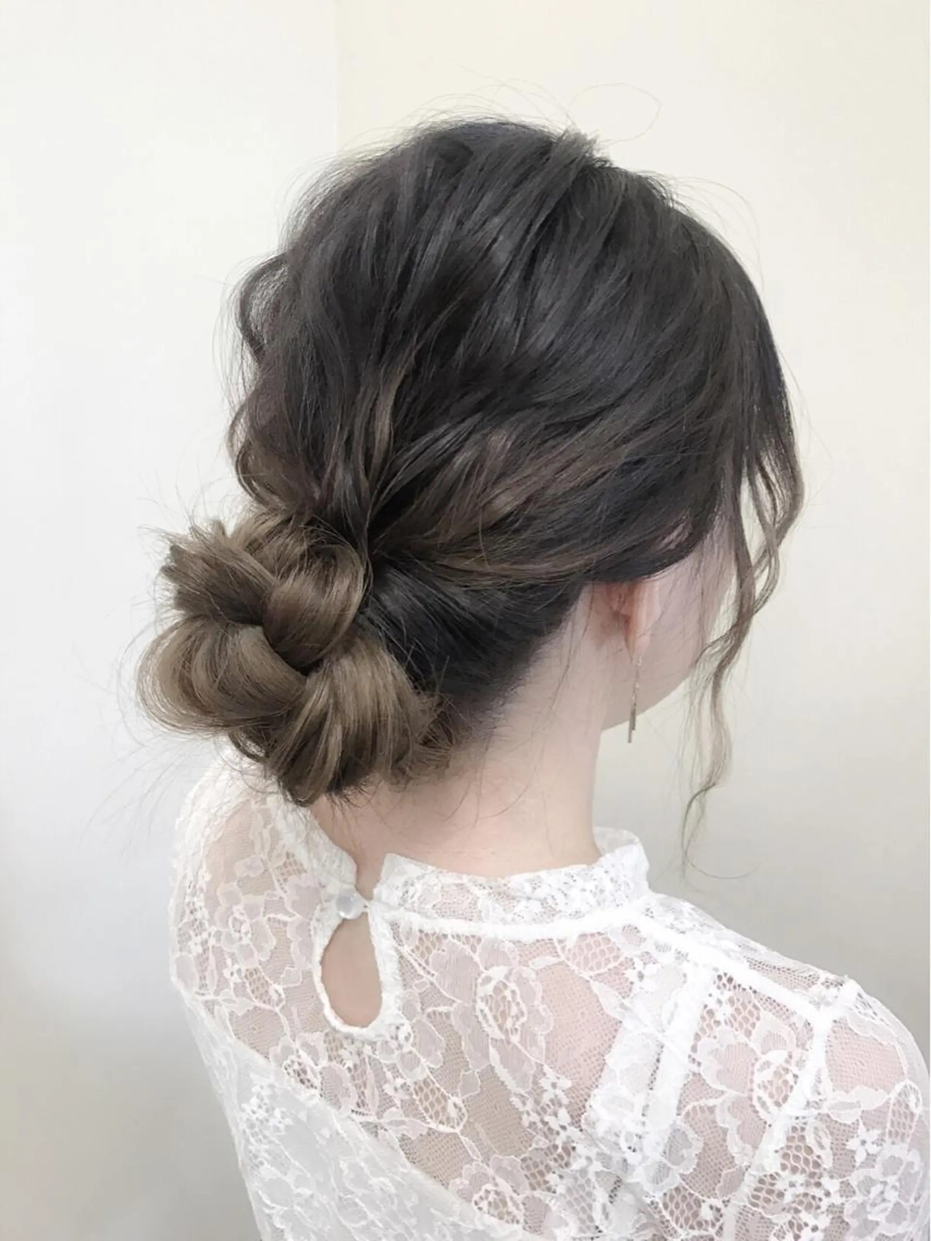 ロング ヘアアレンジ 三つ編み 沢田 瞳のヘアスタイル