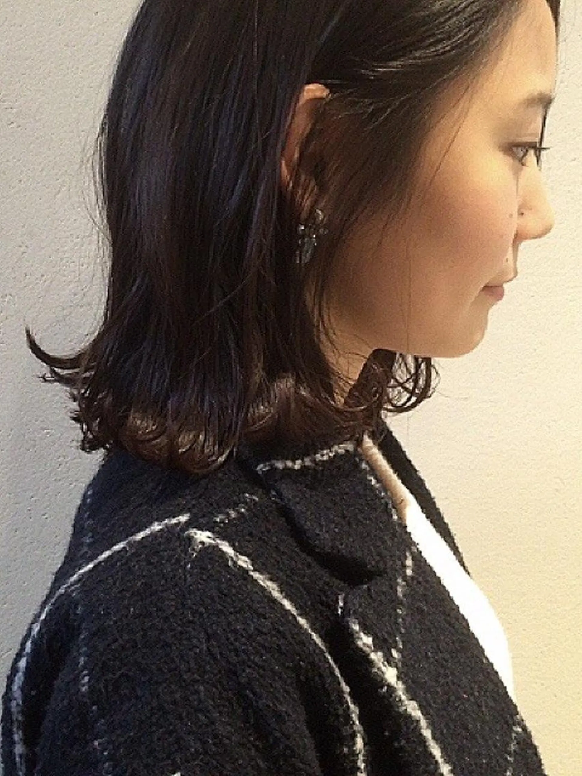 セミロング キノシタ ナオユキのヘアスタイル