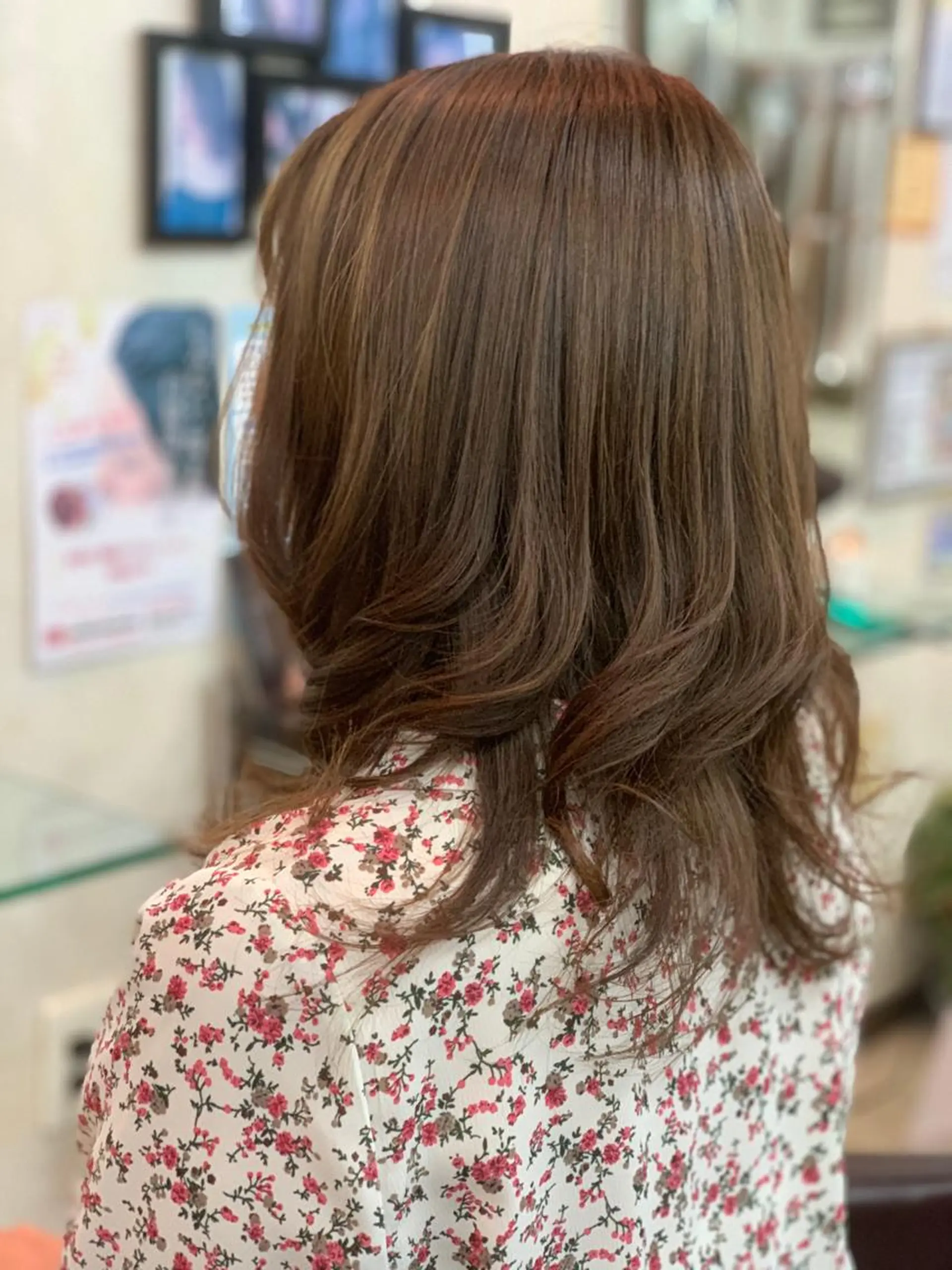 セミロング カット Rootes   Hair  Stage所属・春日部　間庭 寛貴のヘアスタイル