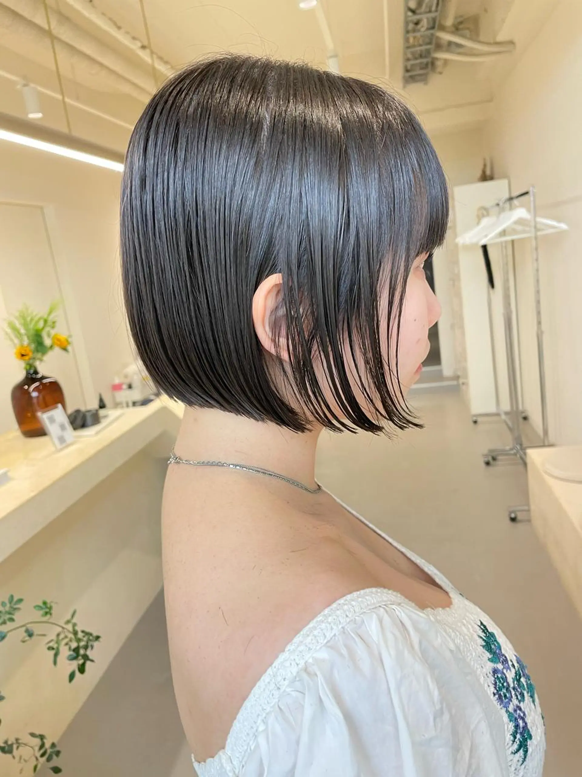 ショート カラー ボブ カット 縮毛矯正 トリートメント ショート・ボブ ・ウルフ✂︎IMAIのヘアスタイル