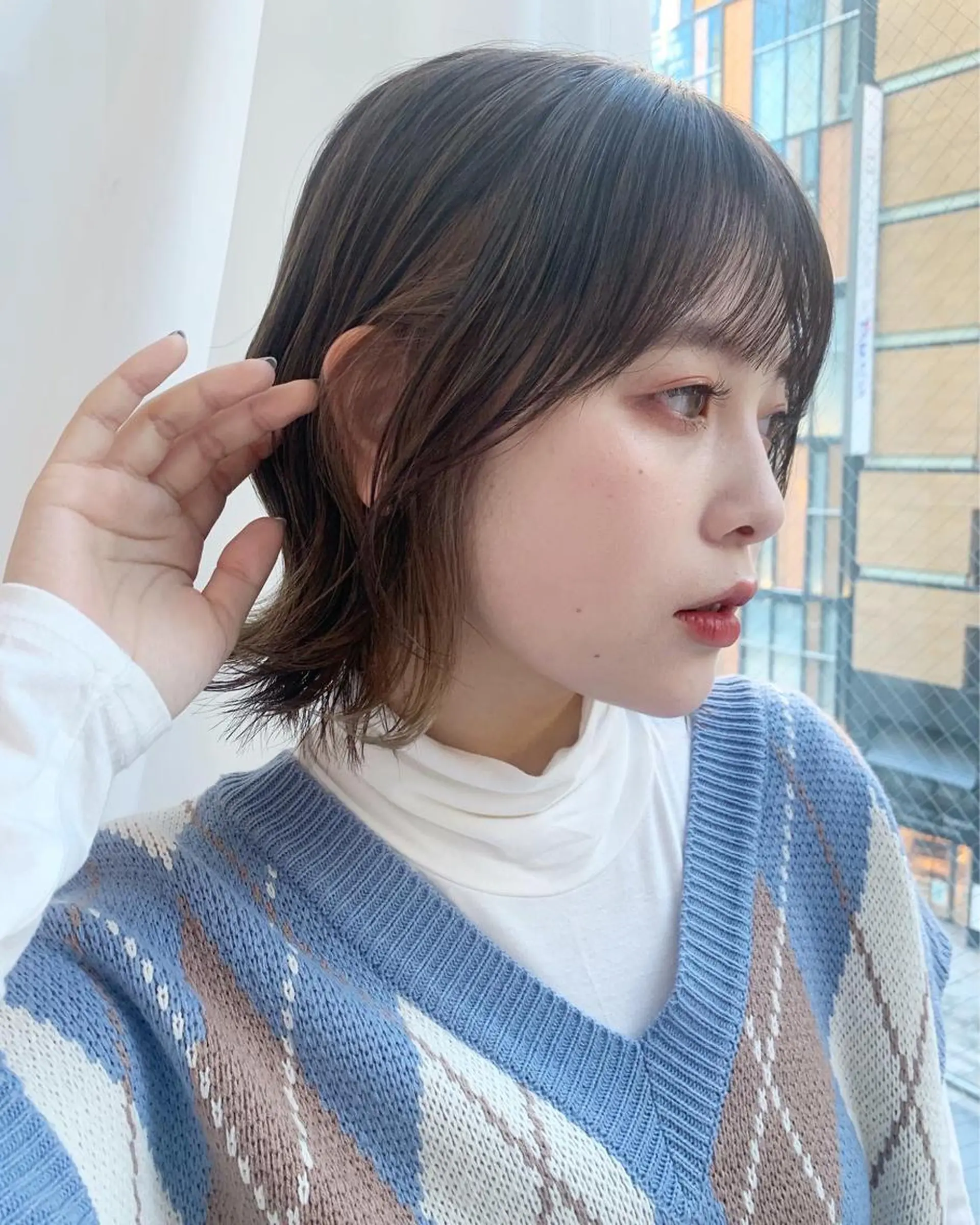 ショート レイヤー専門家 ダブルカラー修のヘアスタイル