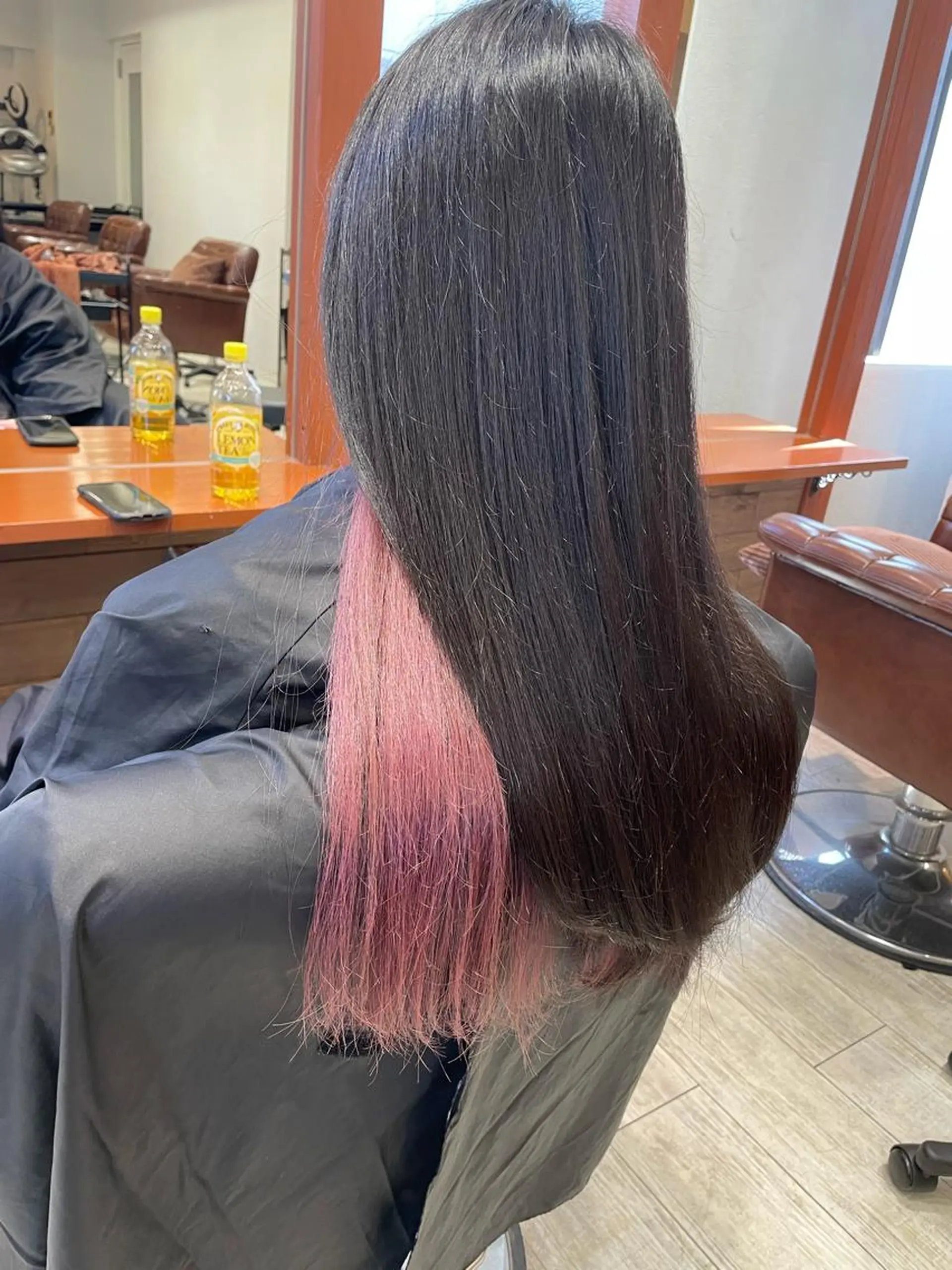 ロング カラー ピンクカラー ACROあべの店所属・艶カラー/インナー /グラデ/大西小百合のヘアスタイル