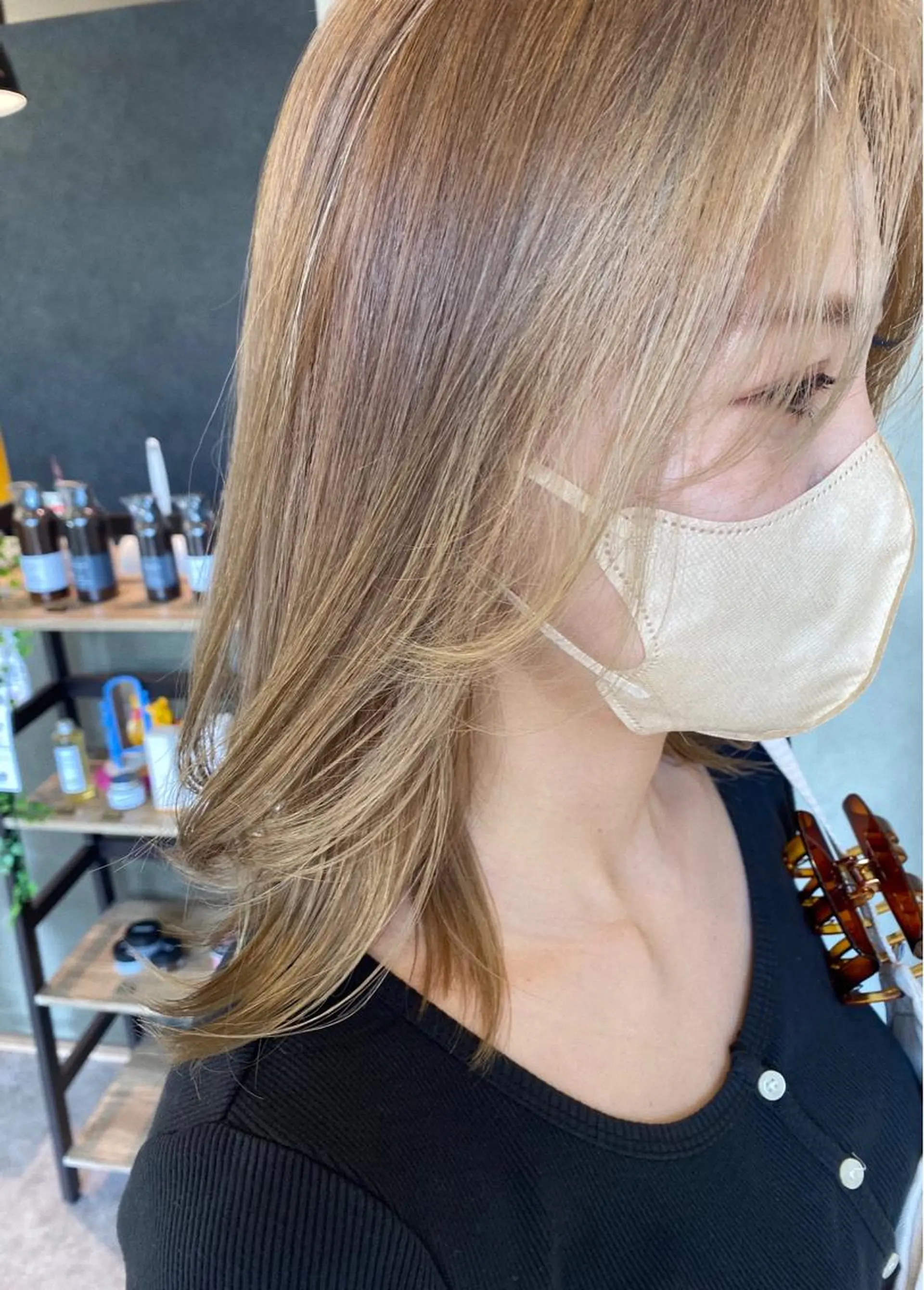 ミディアム カラー 🕶️佐藤 海李🐏のヘアスタイル
