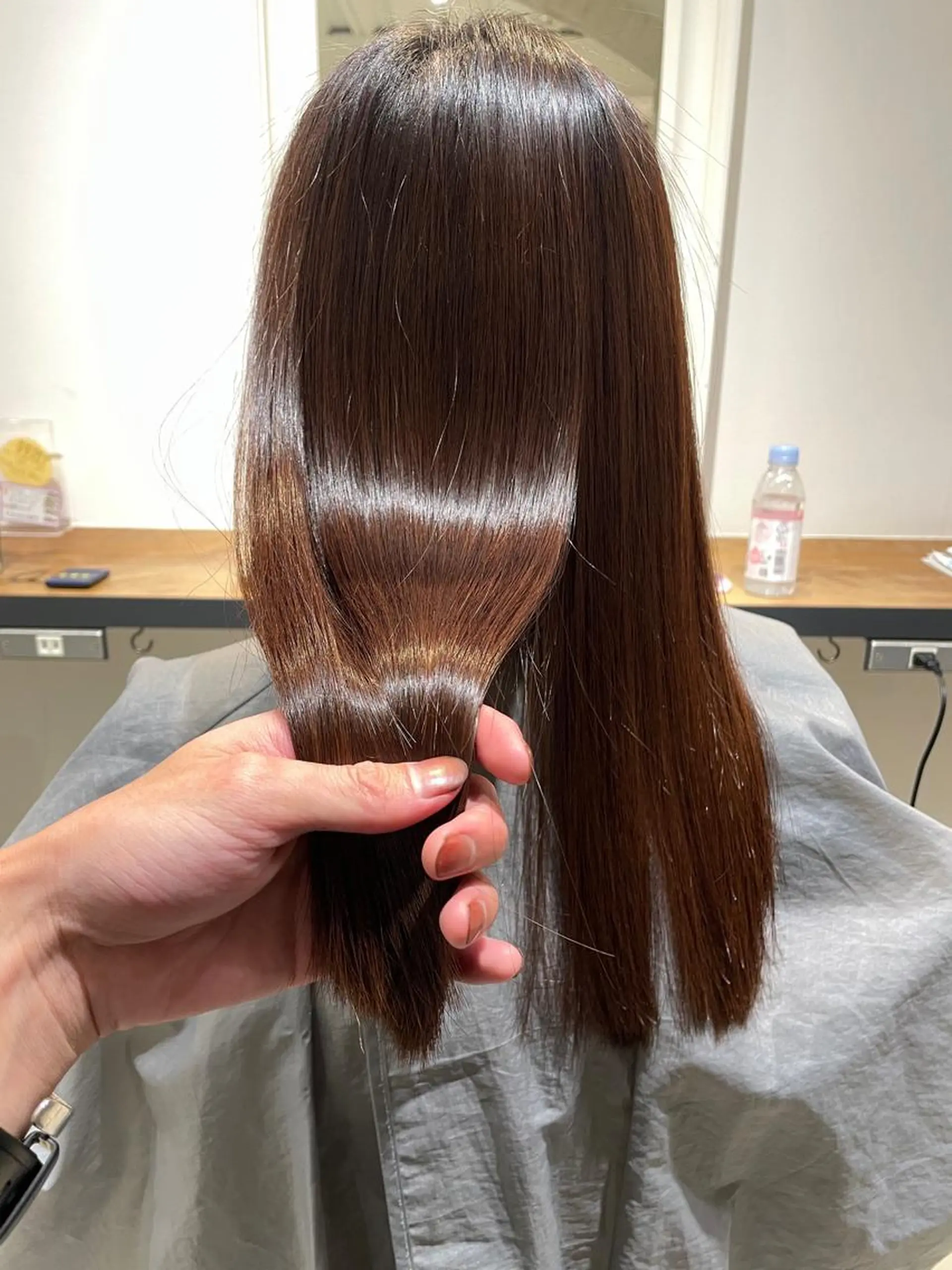 ミディアム ショートボブ ミディアムパーマ ボブ くせ毛 髪質改善 カット 縮毛矯正 トリートメント salowin suite 柏所属・髪質改善特化 専門美容師オクダ♂のヘアスタイル