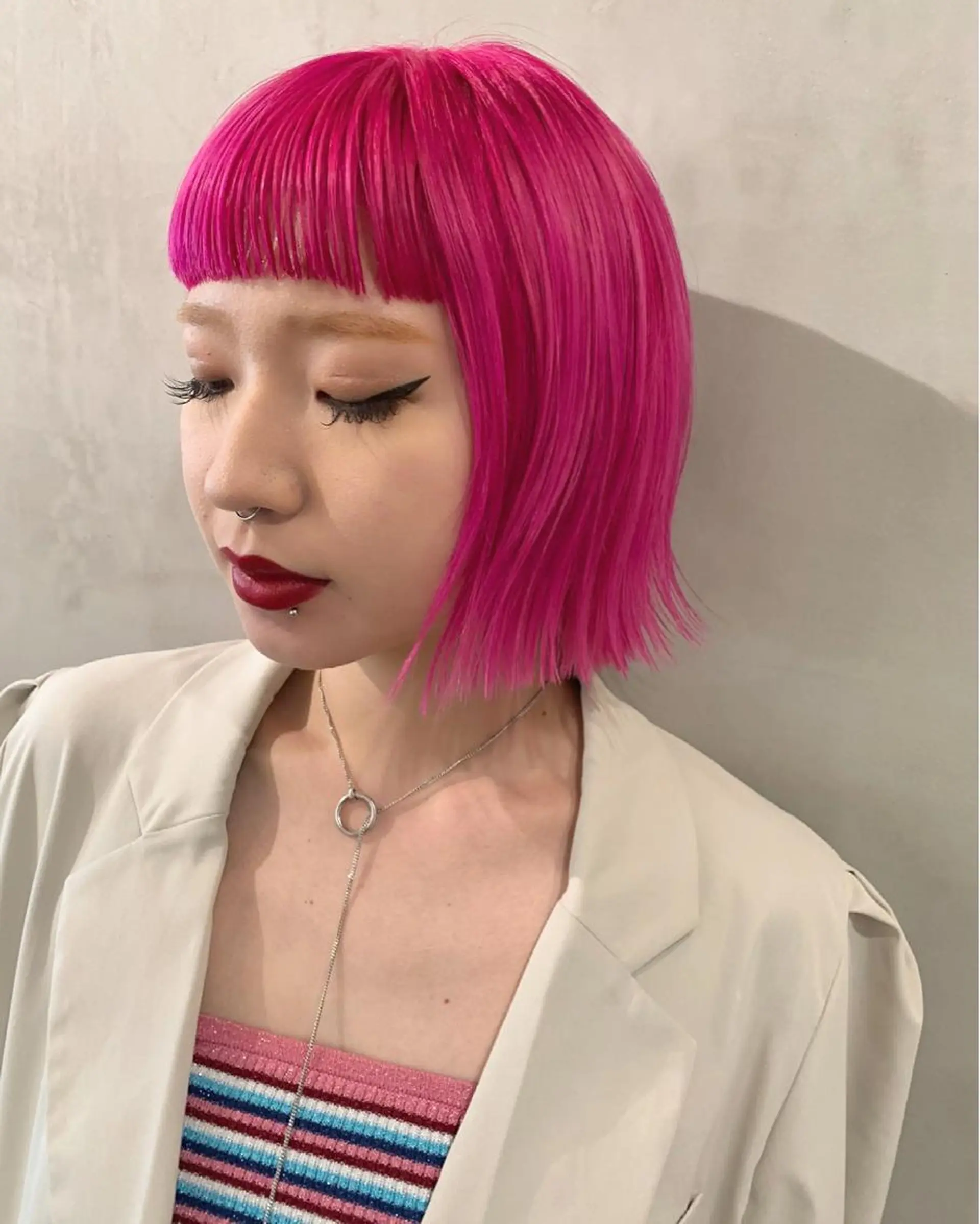 ショート カラー カット ヘアカラー トリートメント 優 作のヘアスタイル