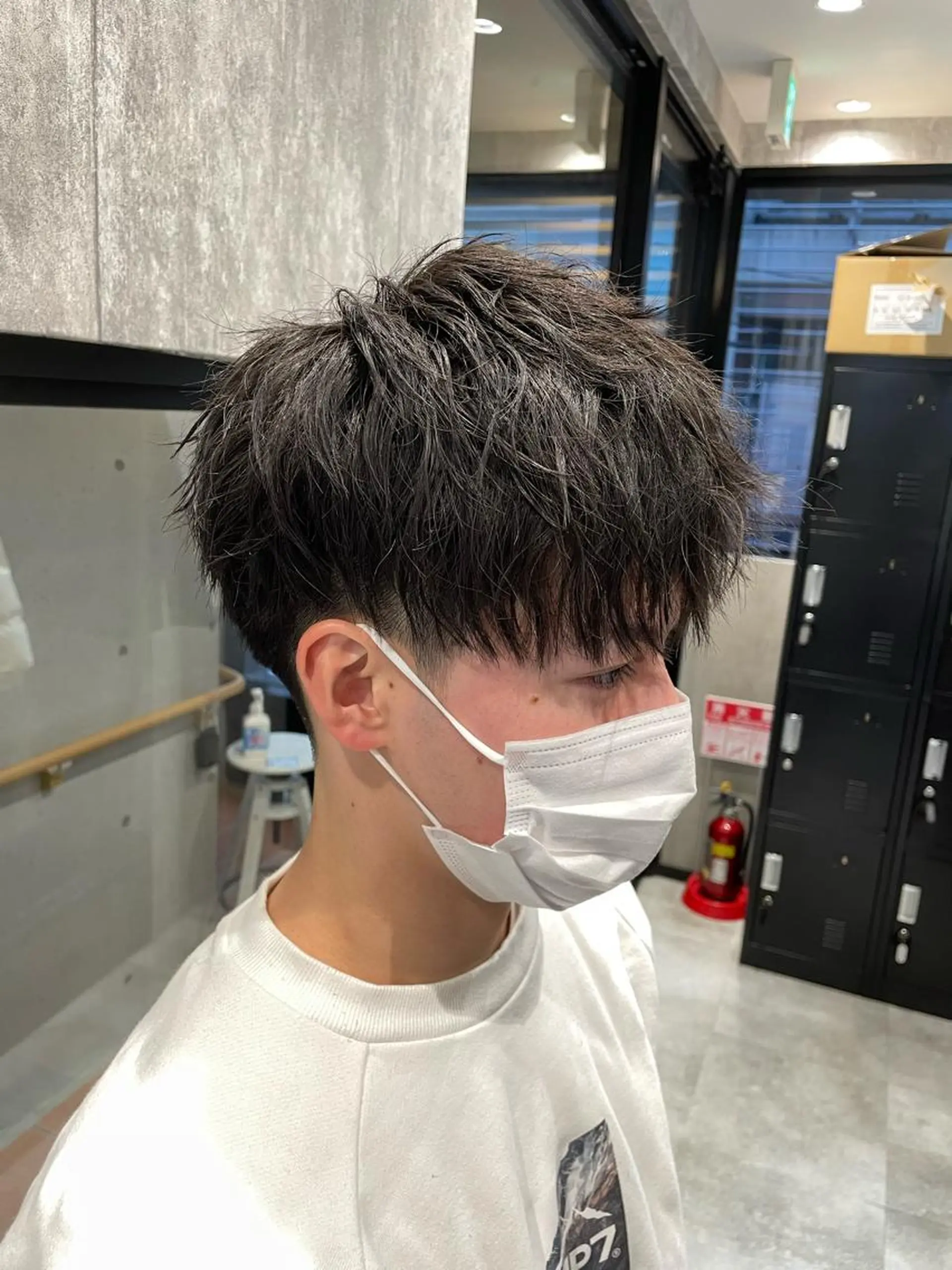 ショート カラー パーマ メンズ カット 🔥メンズ超特化🔥 青木海斗のヘアスタイル