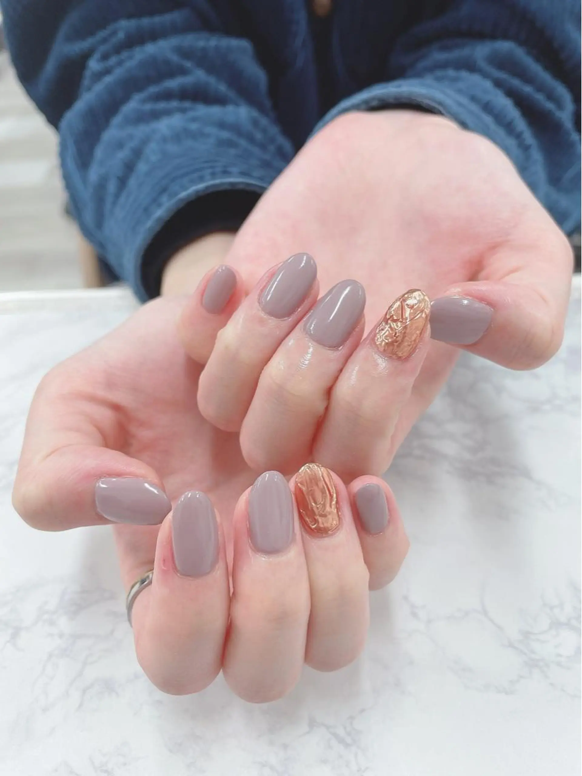 ネイル ミラーネイル ハンドネイル Bianca SAITO🌺のネイルデザイン
