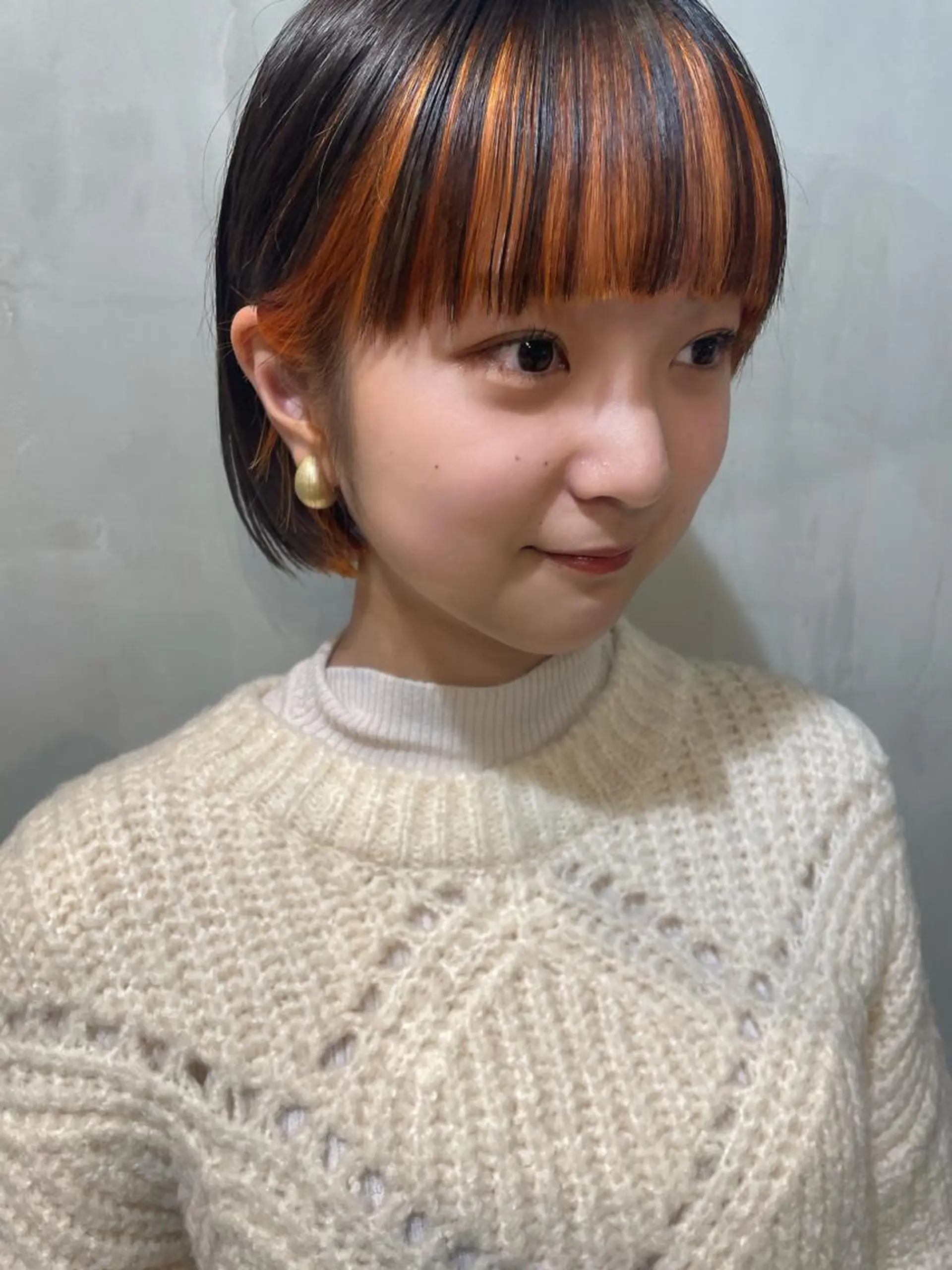 ショート カラー カット ヘアカラー ヤマモト マイのヘアスタイル