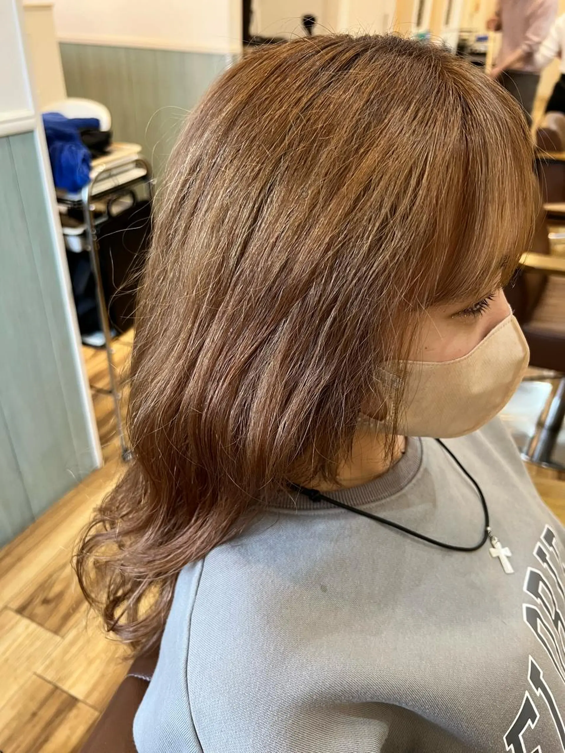 ロング カラー ブラウンカラー ショコラブラウン 美容室Class所属・🐰ハイトーンカラー 畠山　渡🐰のヘアスタイル