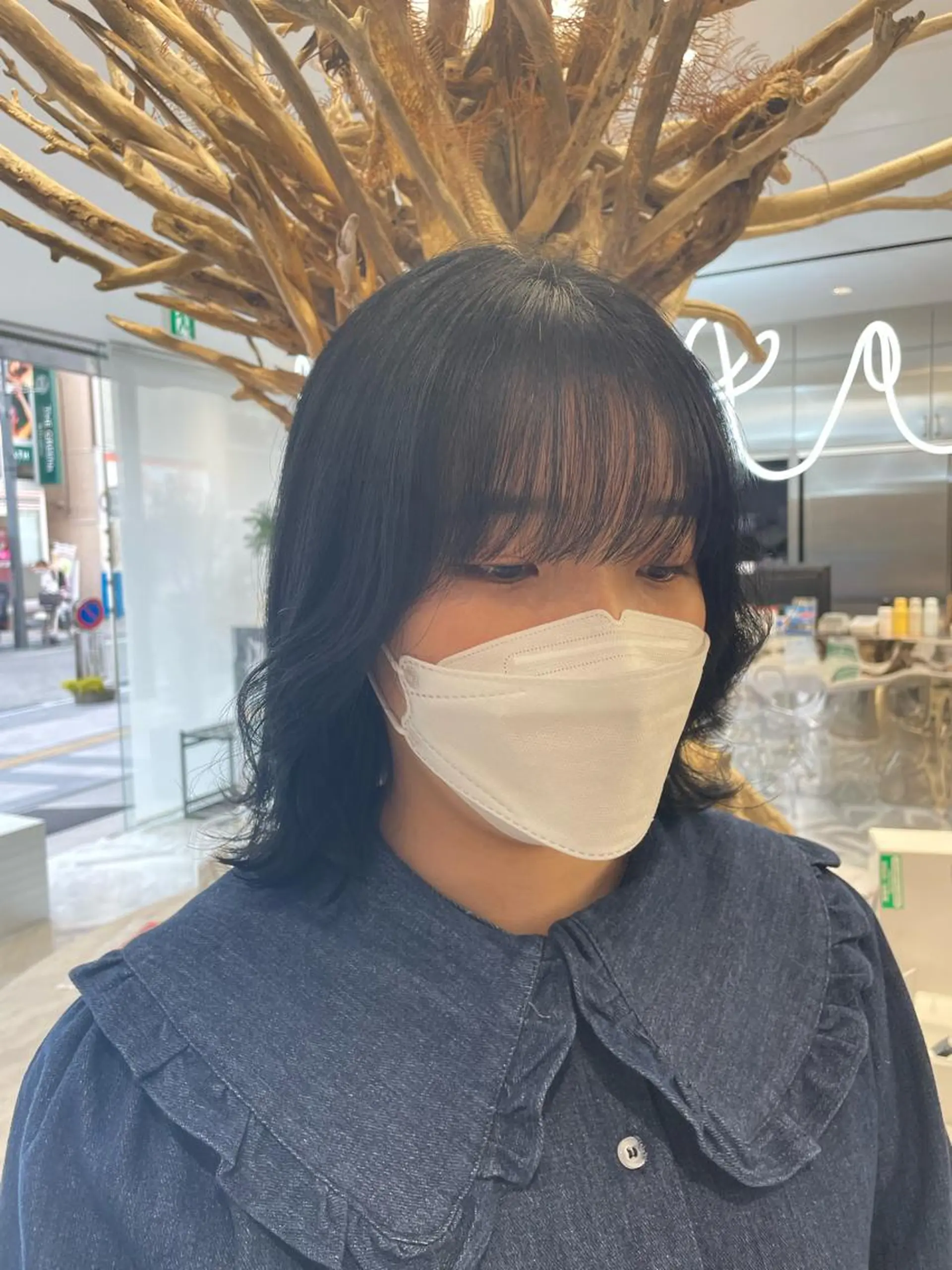 ミディアム カラー ヘアカラー 🧁はるひ/ ZEST八王子🟡のヘアスタイル