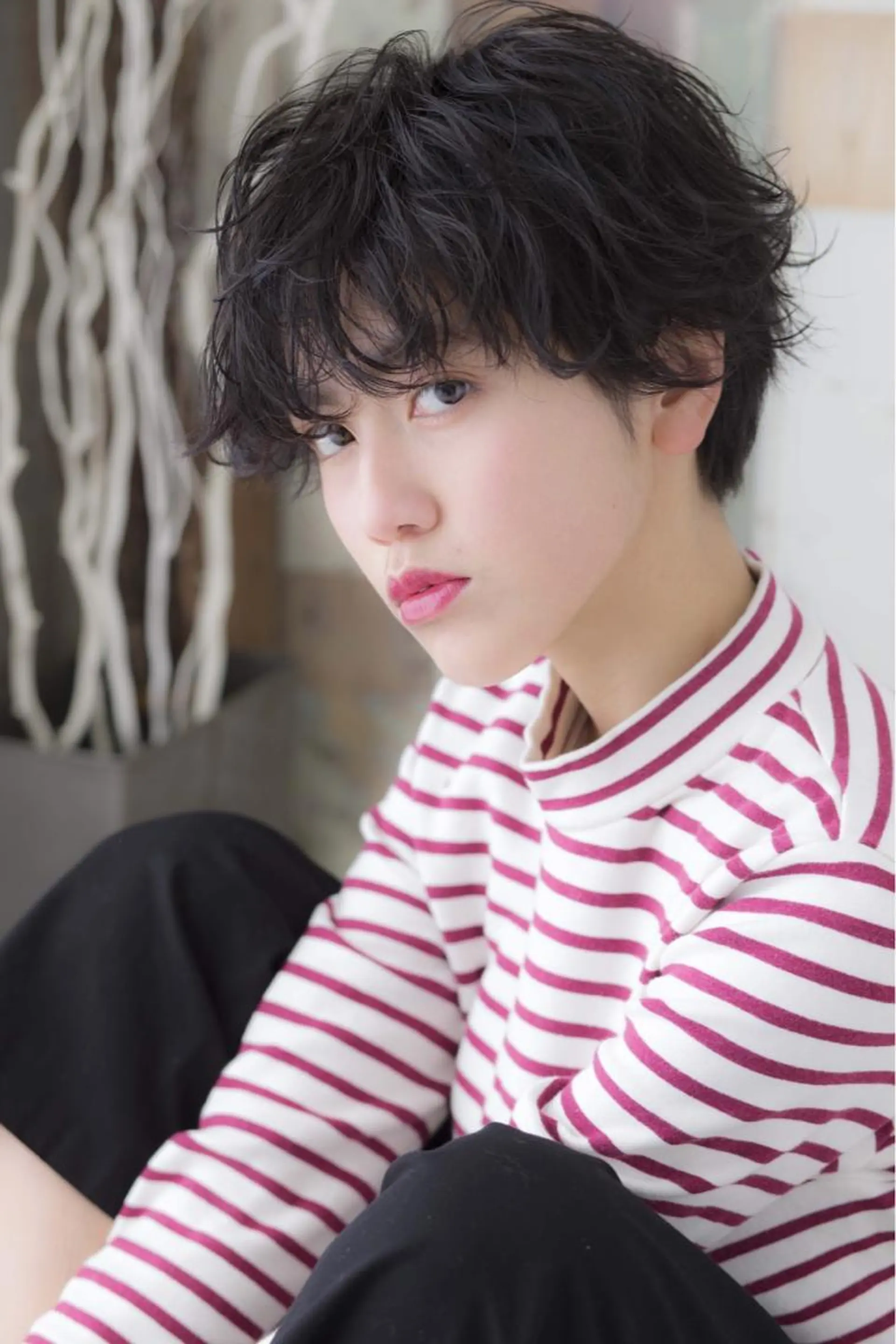 ショート 外ハネヘア linda by neoliveのヘアスタイル