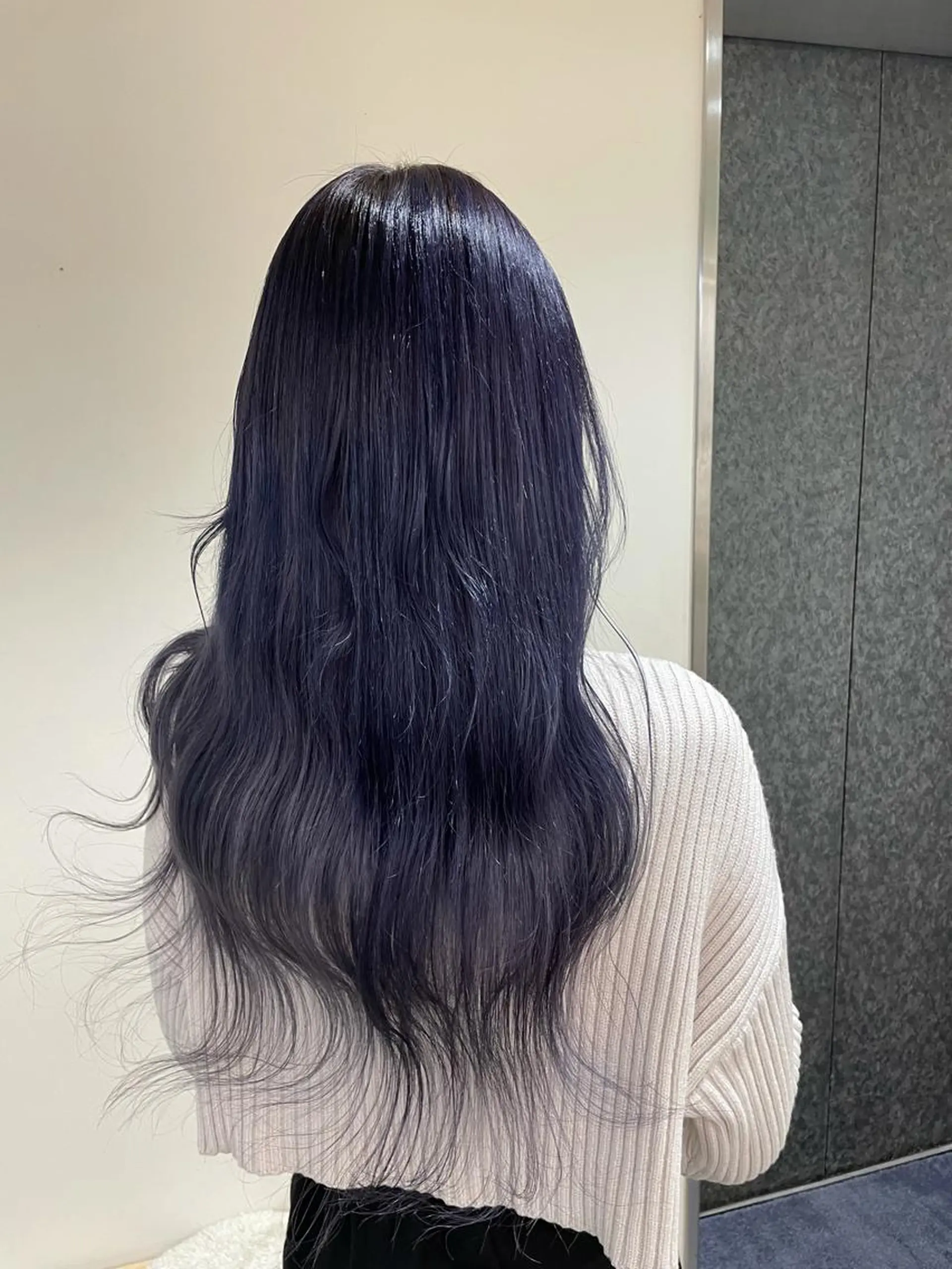 ロング パープルカラー ヘアカラー soyon心斎橋所属・♡透明感/艶カラー/ M a I ♡のヘアスタイル