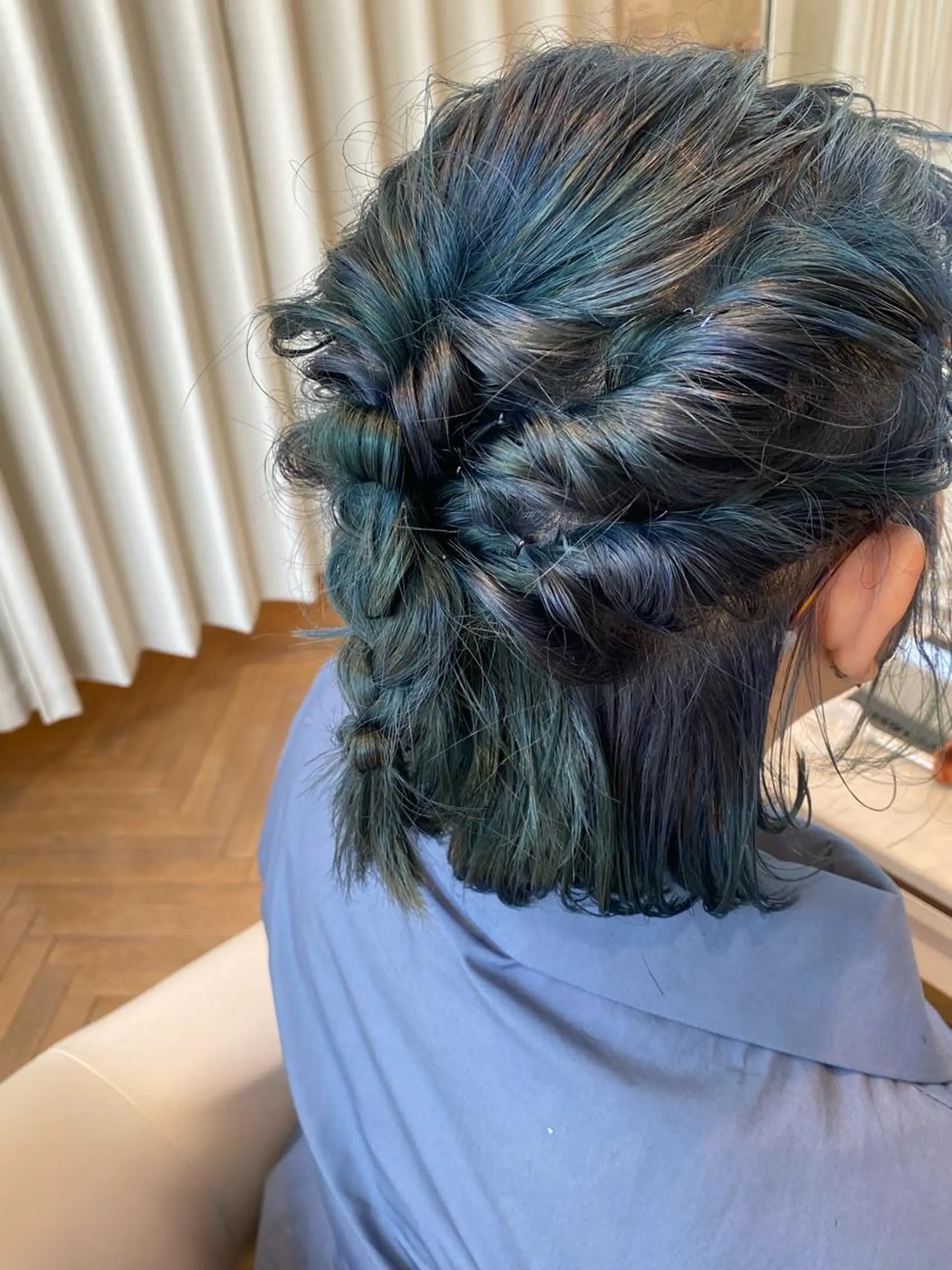 ショート ヘアセット 増井 彩乃のヘアスタイル