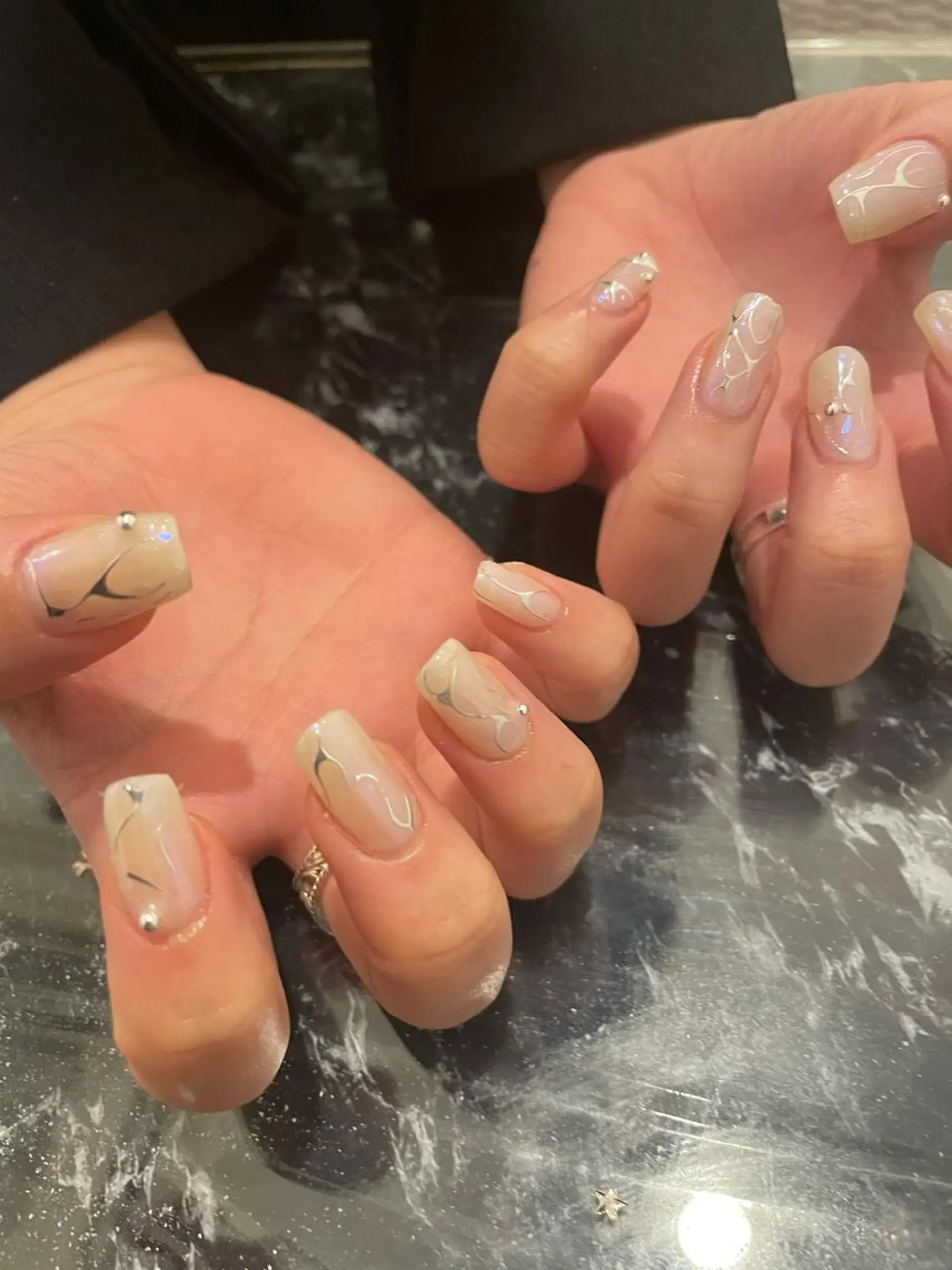 ネイル 束感まつ毛/ネイル/ LED♥KIRARAのマツエク・マツパデザイン