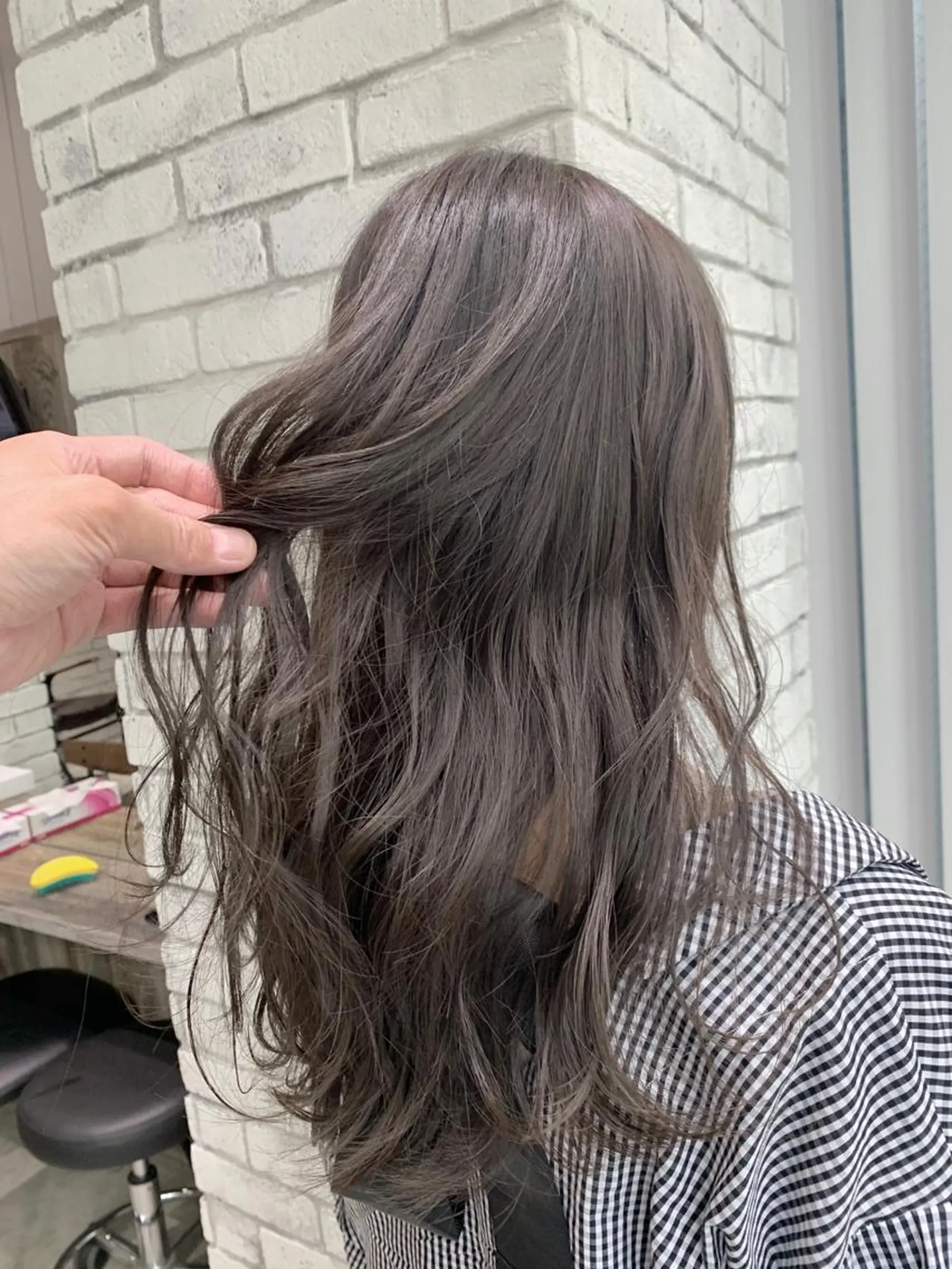 ロング カラー パーマ ヘアアレンジ アディクシーカラー ベージュカラー ヘアカラー トリートメント filo byFeria渋谷所属・縮毛矯正/美髪 髪質改善/石田幸輔のヘアスタイル