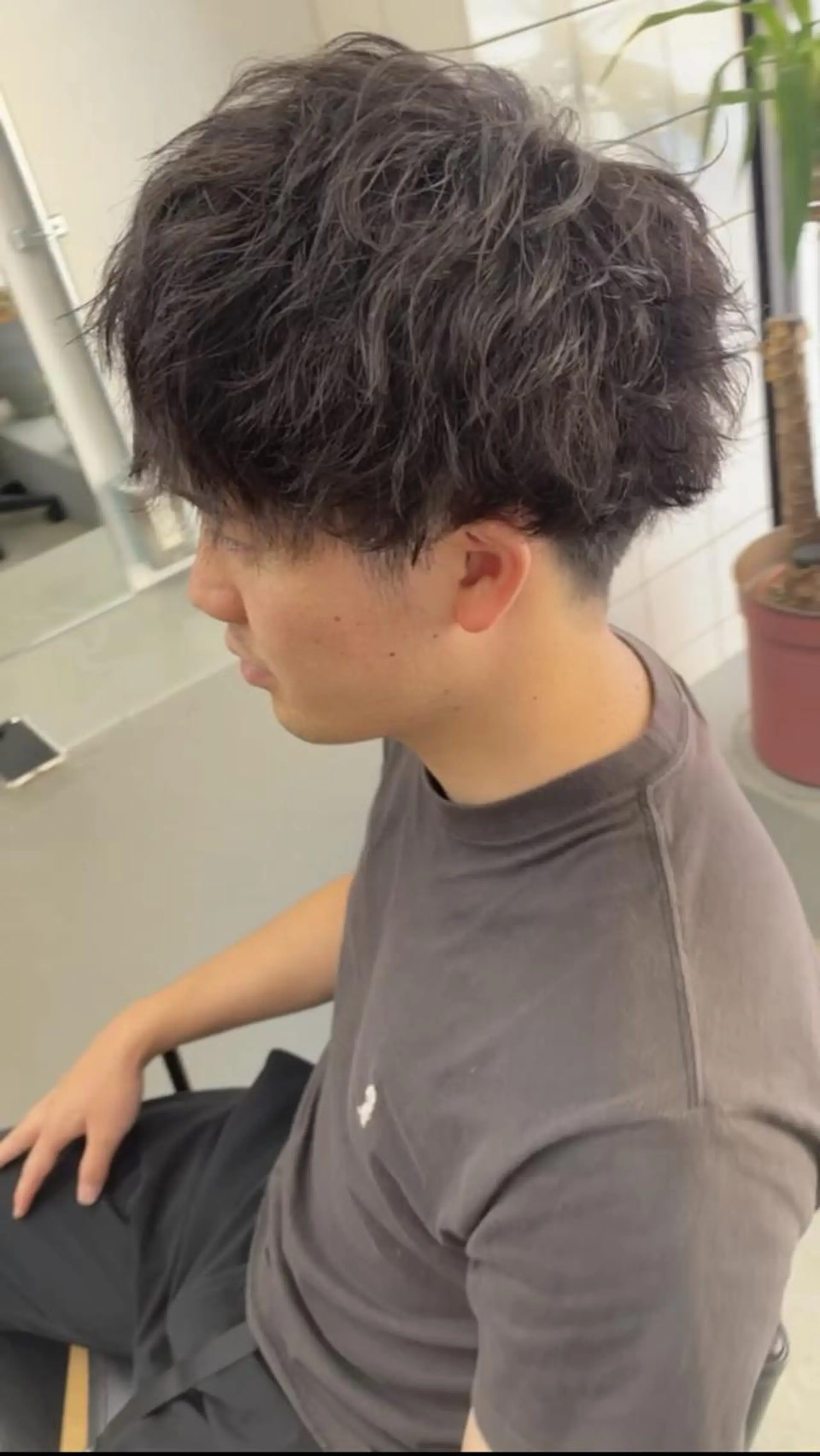 ショート パーマ メンズ メンズパーマ スパイラルパーマ カット パーマ メンズ専門サロン wokeのヘアスタイル