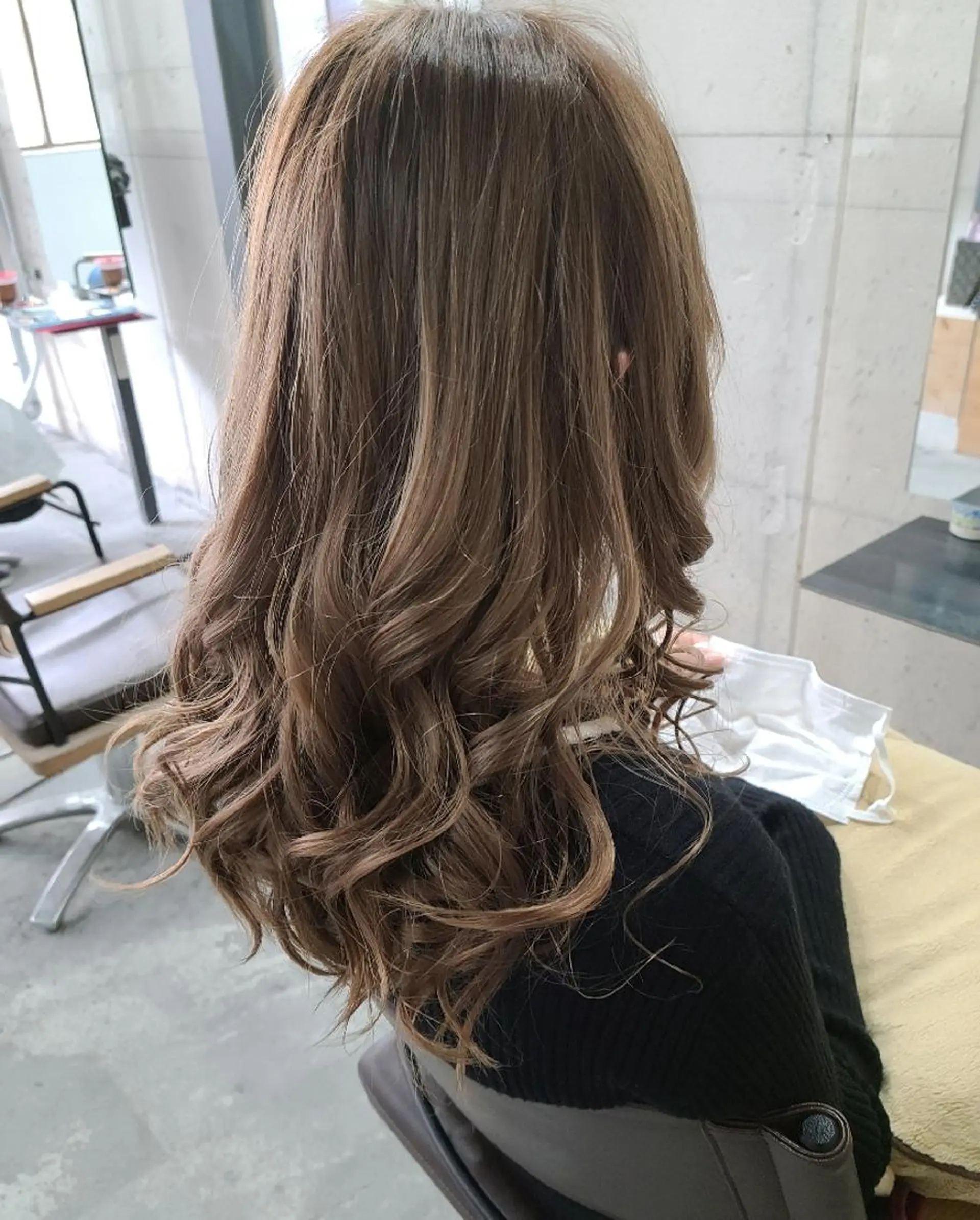 ロング カラー ヘアアレンジ アッシュ ベージュカラー 透明感カラー カット ヘアカラー トリートメント terra✂️川嶋 大輔のヘアスタイル