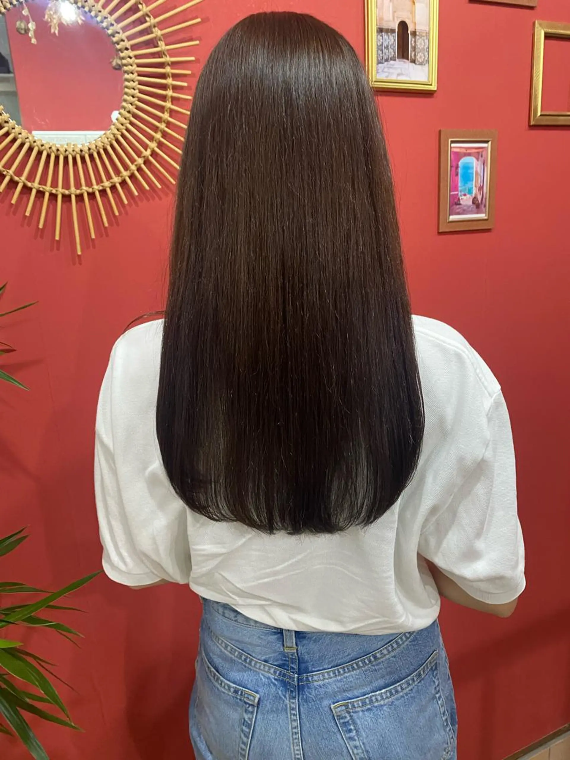 ロング ヘアカラー トリートメント 大久保 愛のヘアスタイル