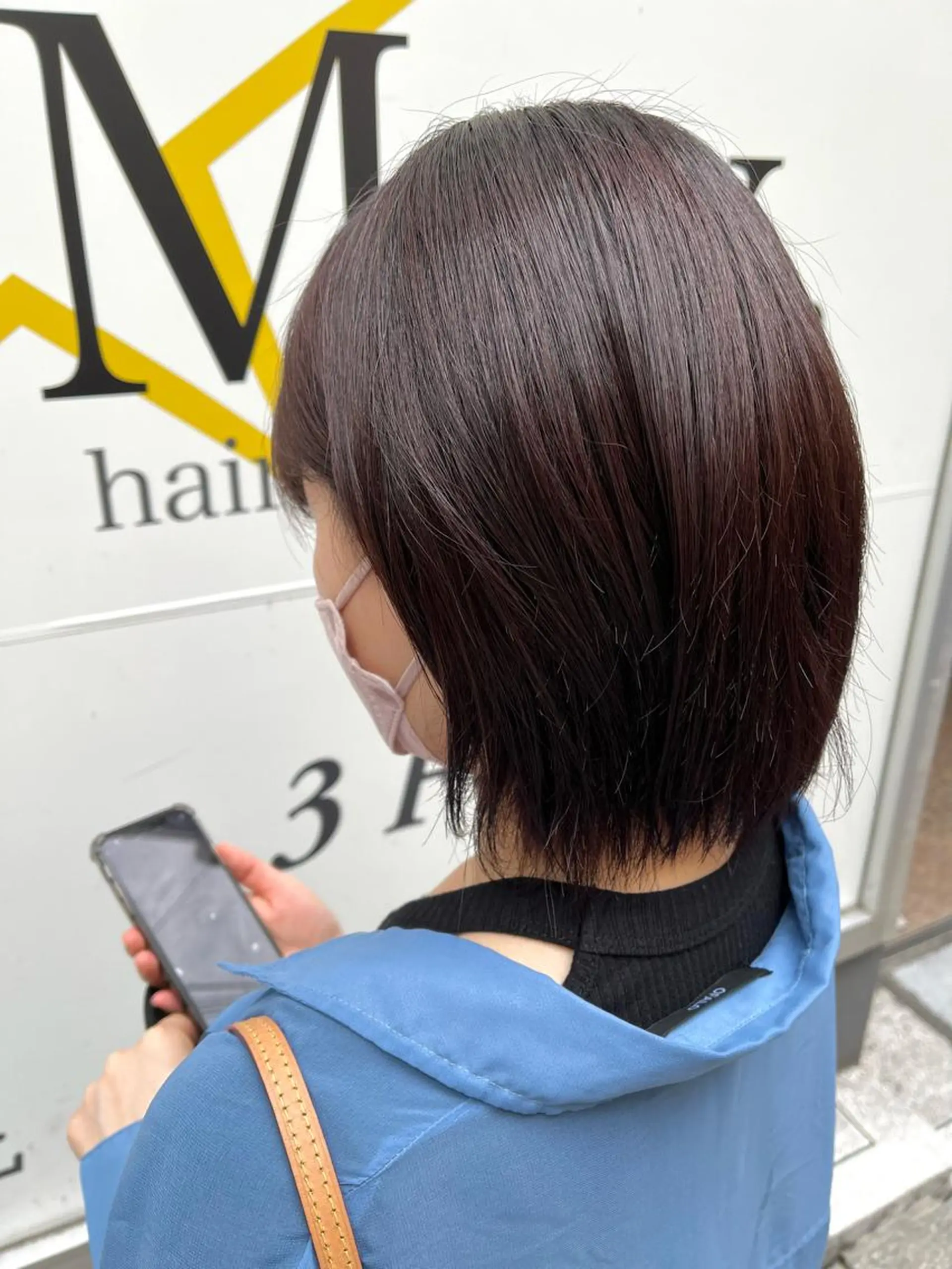 ミディアム ピンクブラウン 髪質改善✨/中屋敷 はじめのヘアスタイル