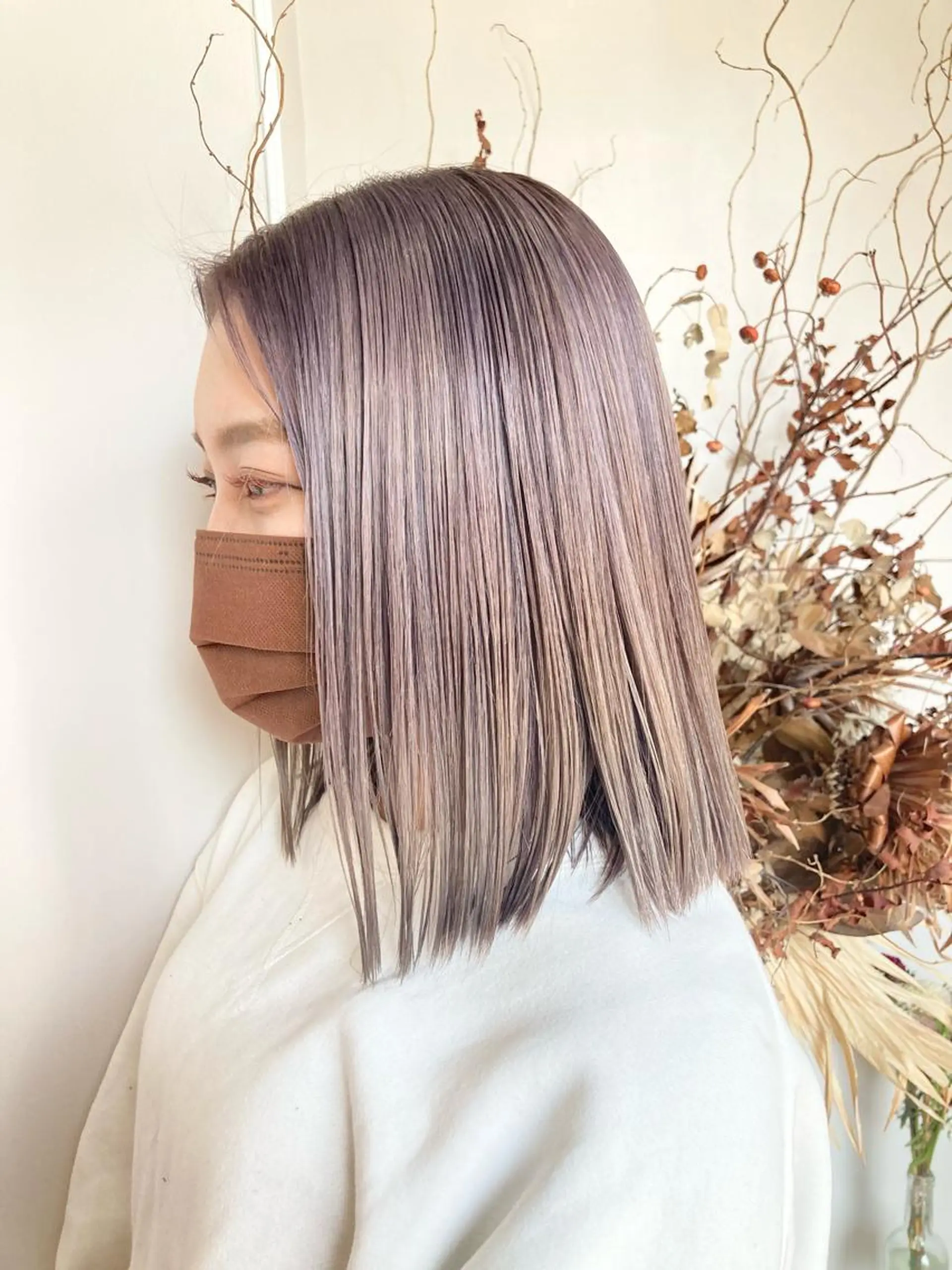 ミディアム カラー ヘアカラー ポミエ恵比寿所属・🤎口コミ5.0 カラー好評🤎KENのヘアスタイル