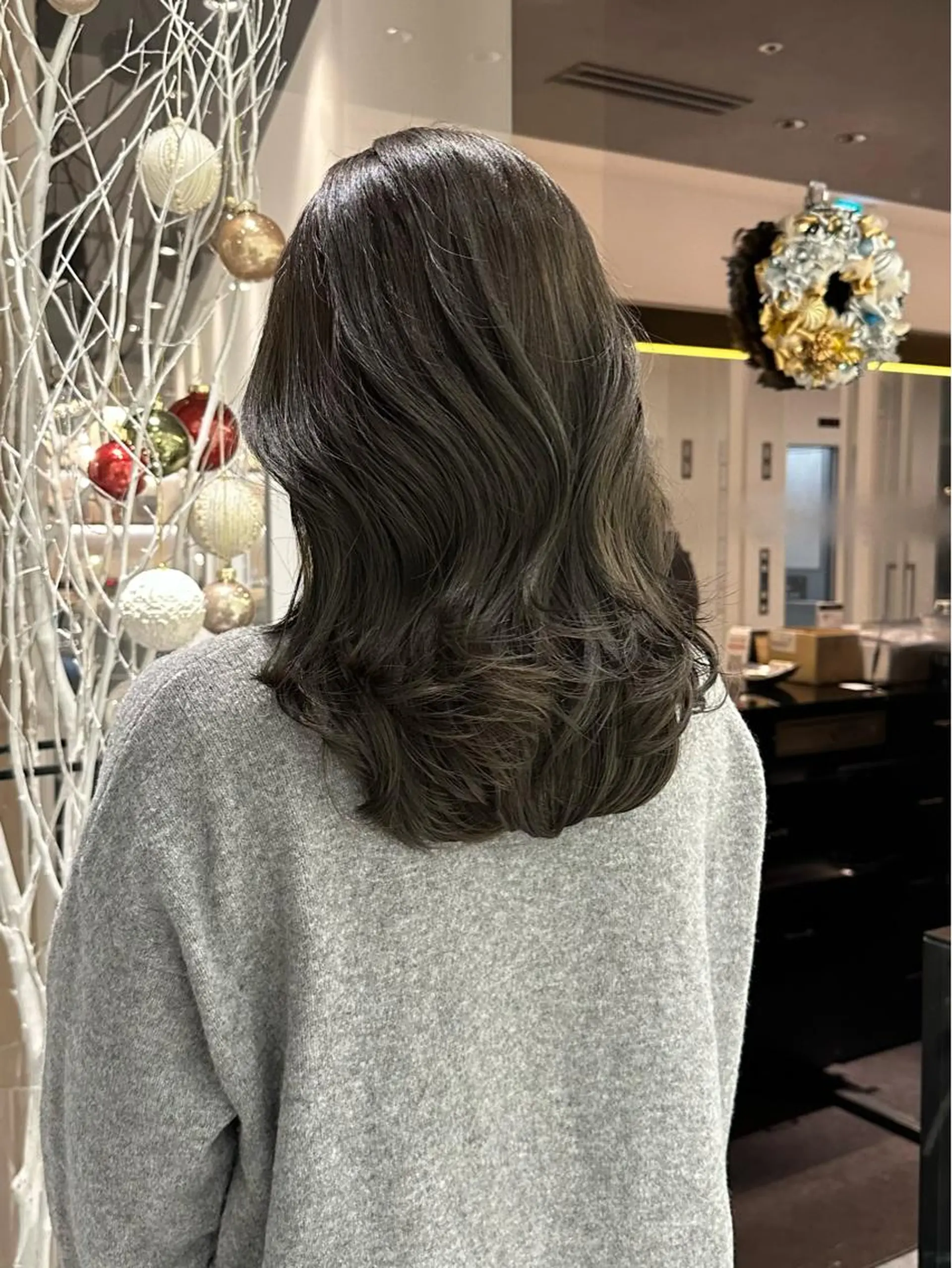 セミロング カラー Sayu🤍ktwo -nagoyaのヘアスタイル