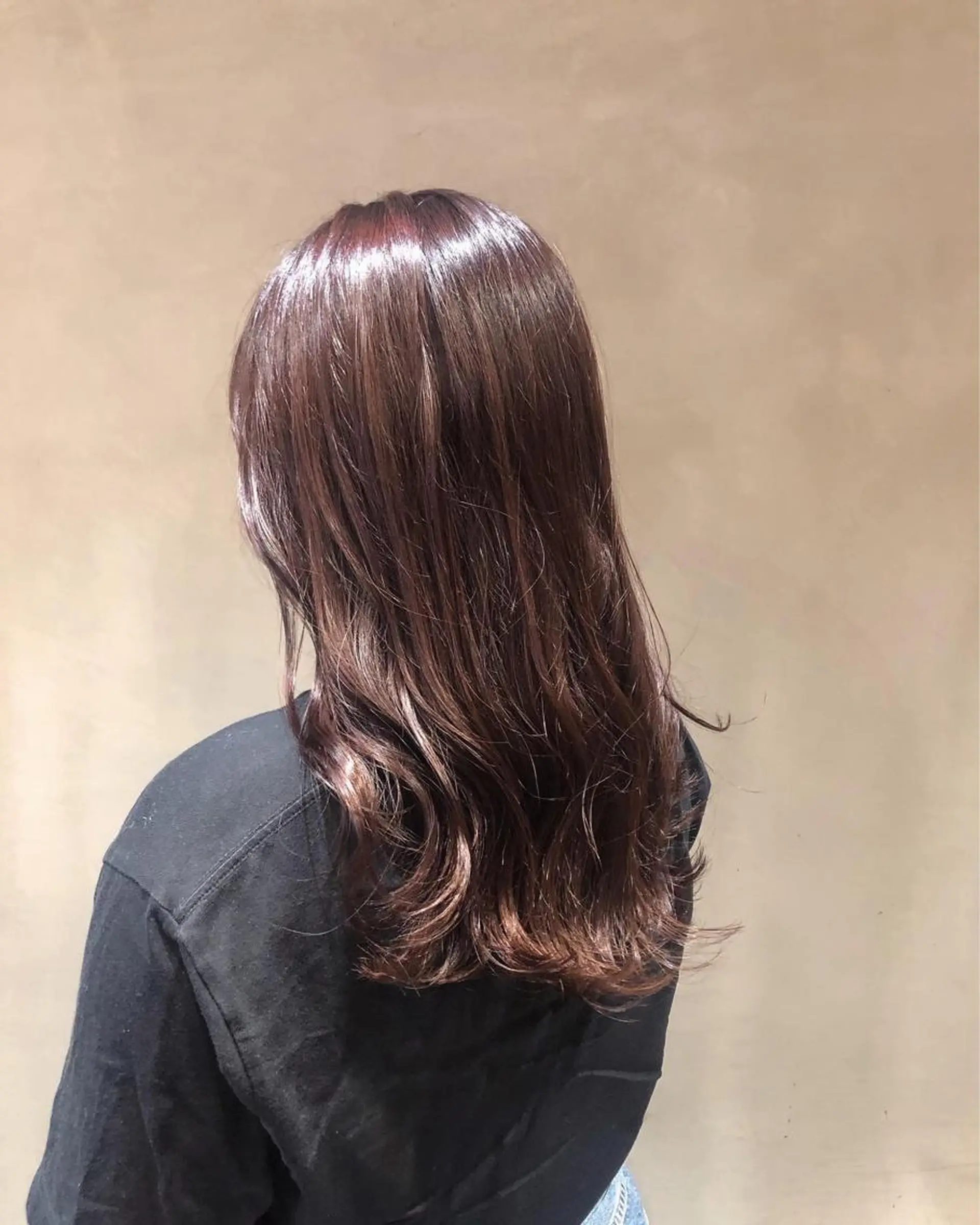 ロング カラー ヘアアレンジ ブラウンカラー 透明感カラー ココアブラウン トリートメント カット ヘアカラー トリートメント 酸性縮毛矯正🧴韓国 レイヤー/髪質改善のヘアスタイル