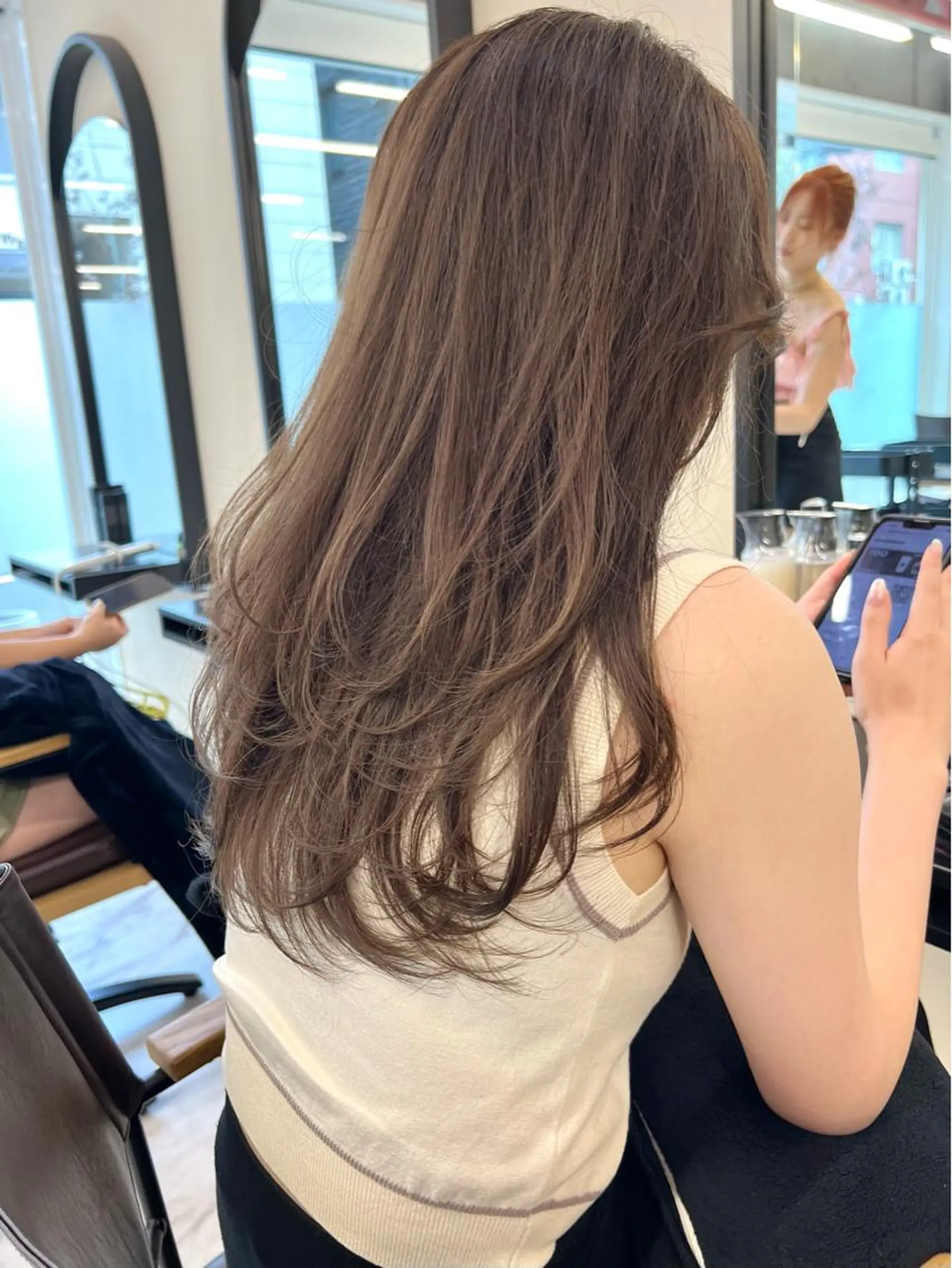 ロング カラー ヘアアレンジ レイヤー/透明感 🍃鈴木裕介のヘアスタイル