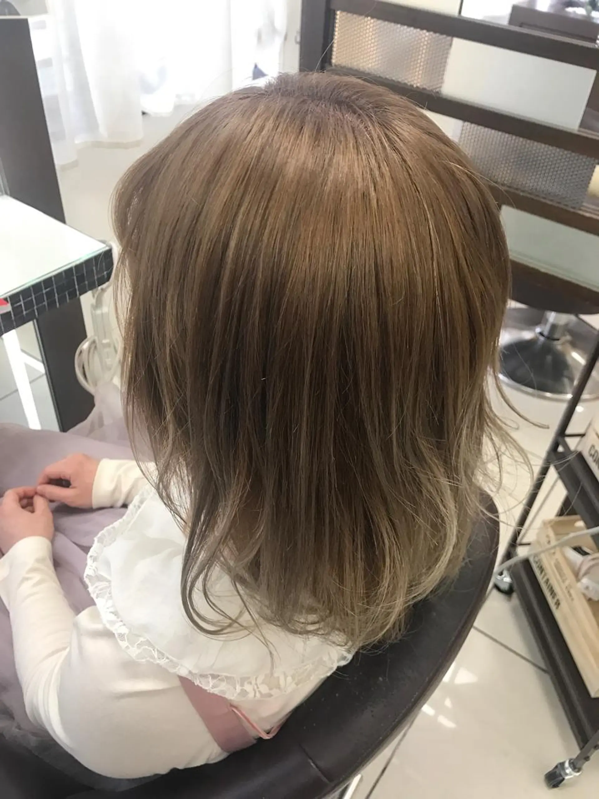 ミディアム ママ美容師まつげ 🤍まき🤍のヘアスタイル
