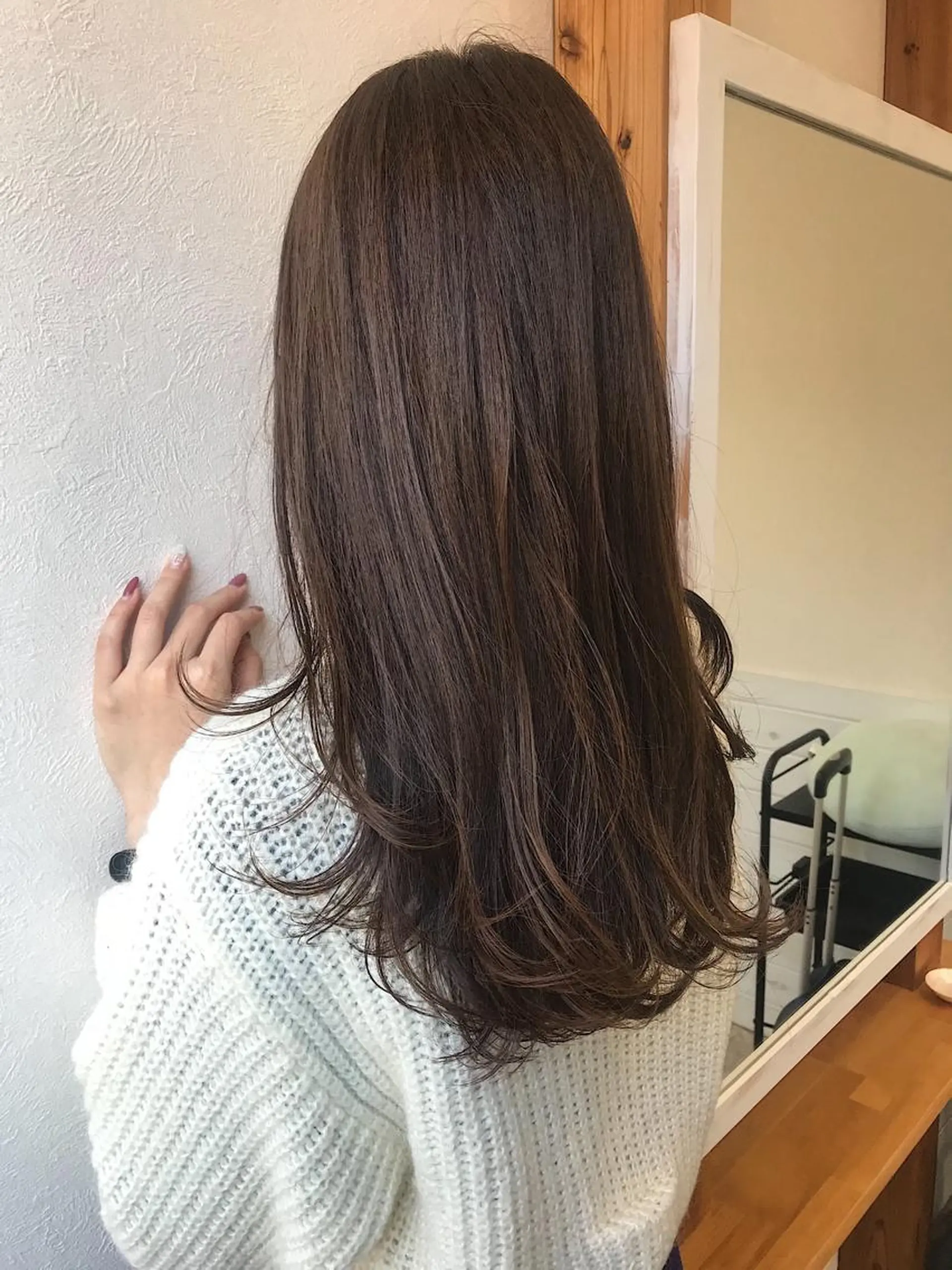 セミロング カラー カット ヘアカラー 柴田 祐輔のヘアスタイル