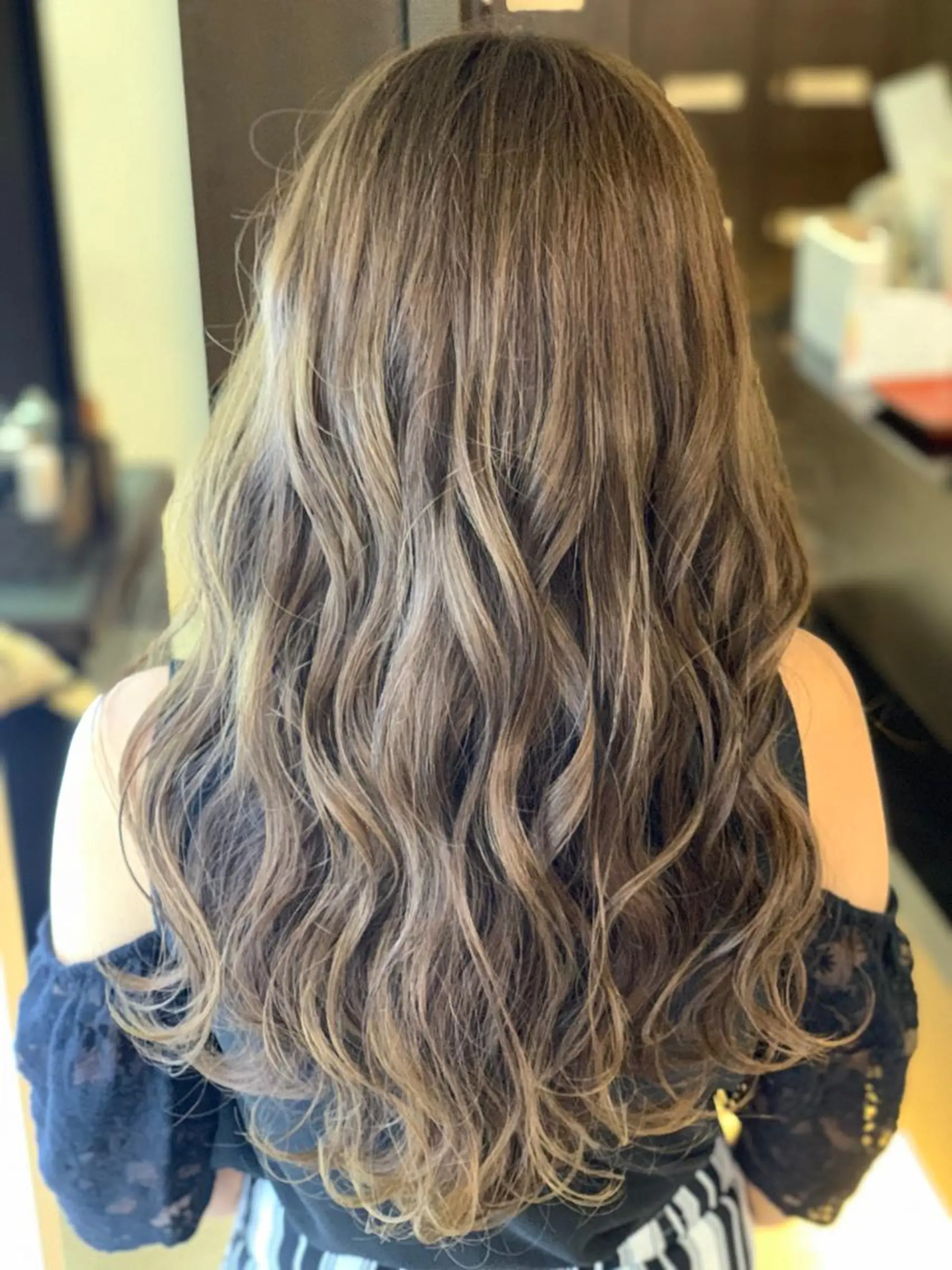ロング カラー ベージュカラー ヘアカラー ✂️大門 巧✂️ LAFF難波店のヘアスタイル