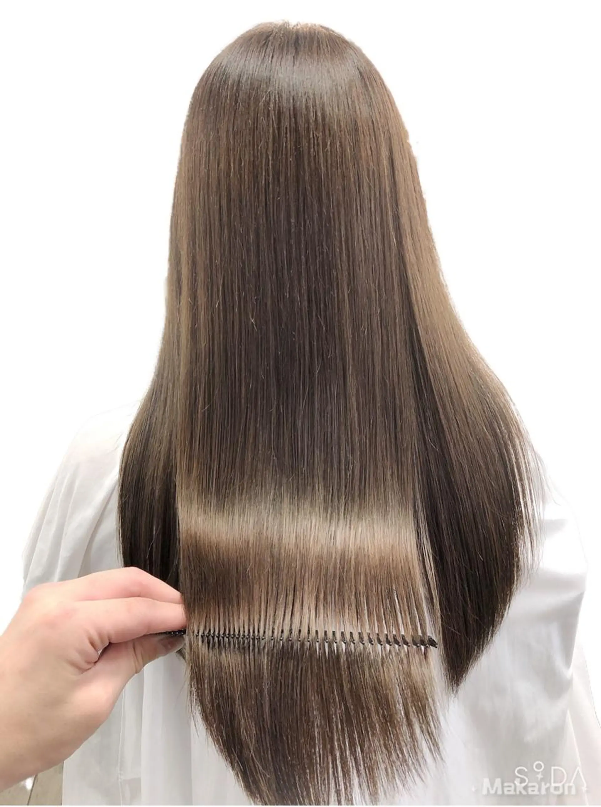 ロング カラー カット ヘアカラー トリートメント 菊地 聖のヘアスタイル