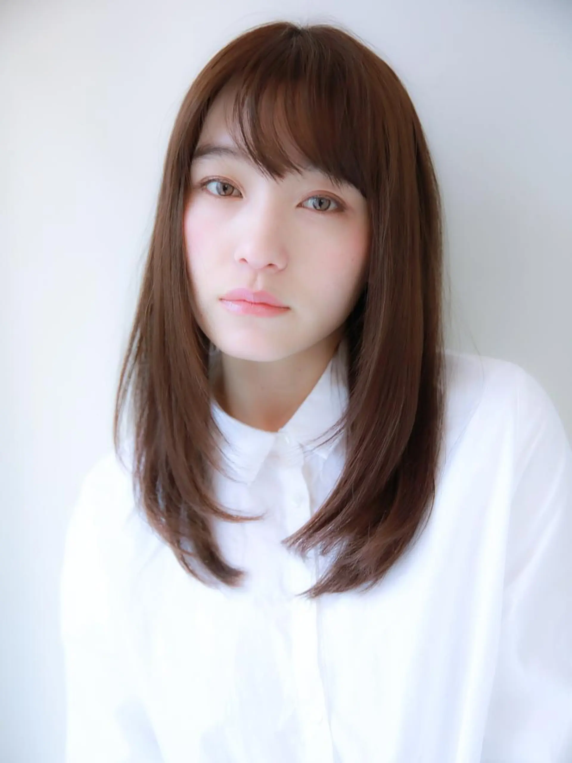 ミディアム カラー パーマ 山下 直人のヘアスタイル